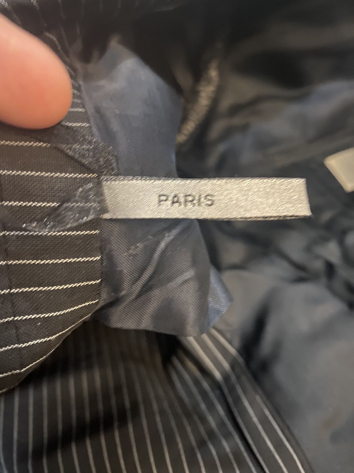 Dior × Hedi Slimane Dior Homme Pinstripe Blazer Size 46R - 5 Thumbnail