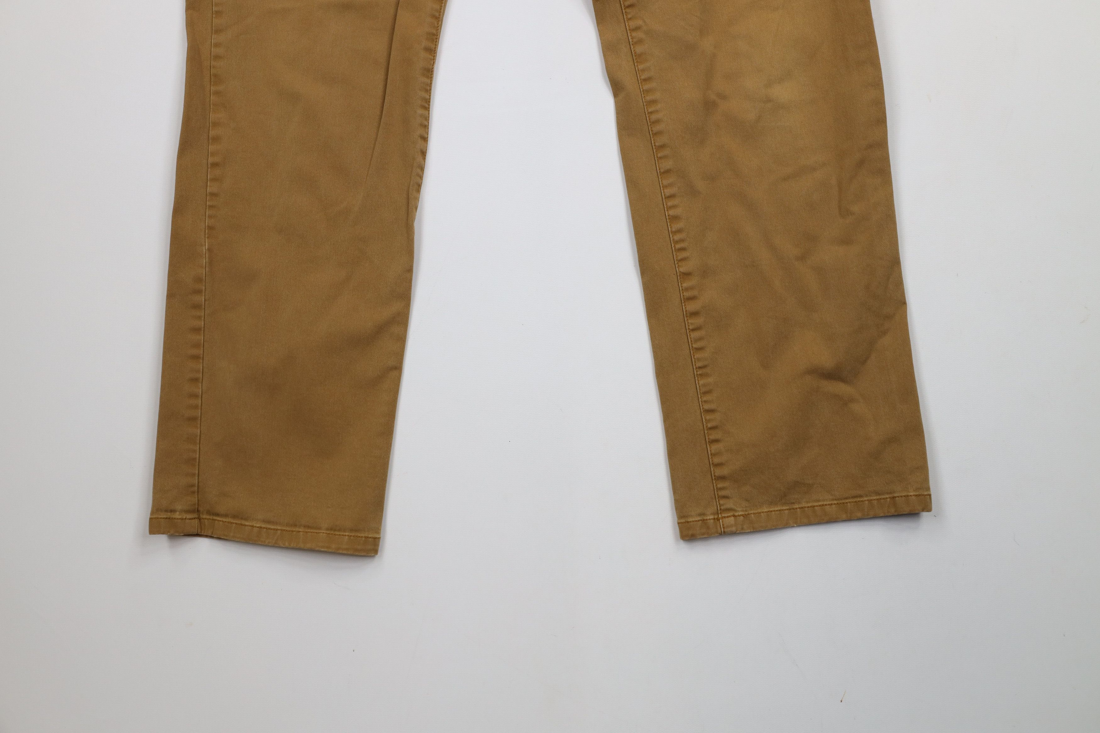 Bonobos × Vintage Bonobos Faded Stretch Slim Fit Chino Pants Trousers Brown Size US 35 - 4 Thumbnail