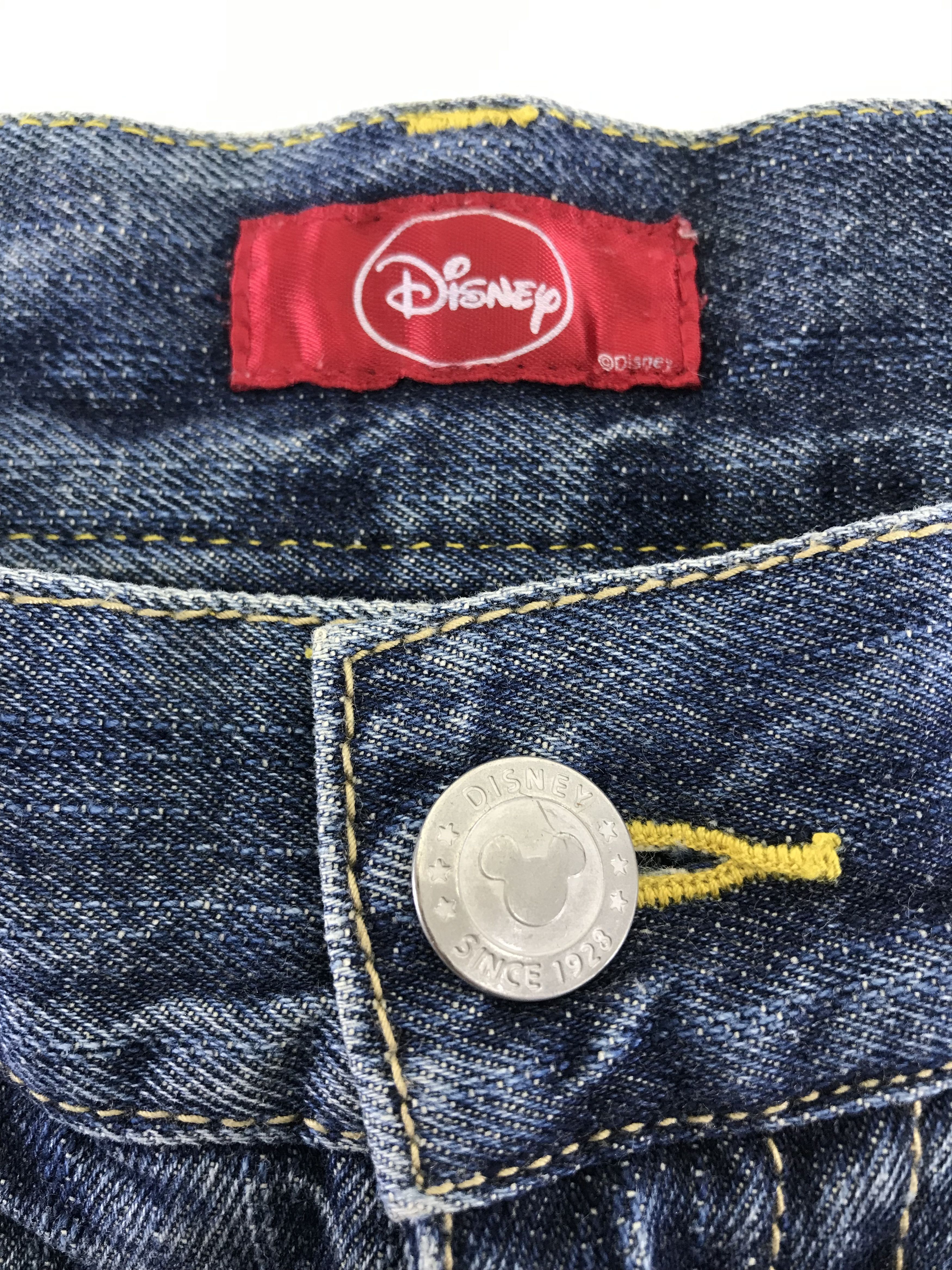 Mickey Mouse Vintage Disney x Mickey Mouse Embroidered Jeans Size US 36 / EU 52 - 12 Thumbnail