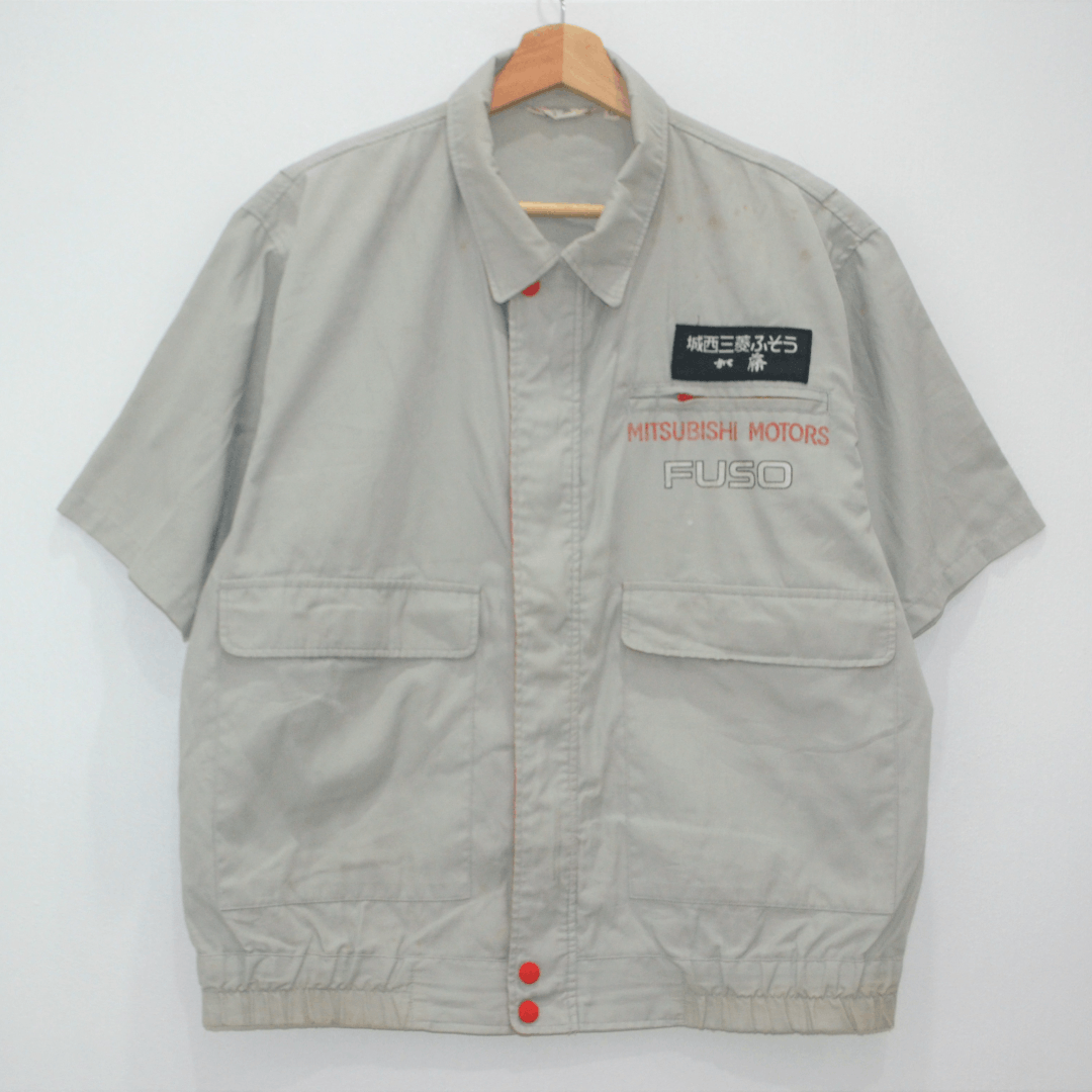 Vintage Mitsubishi Motors Worker Jacket Size US L / EU 52-54 / 3 - 1 Thumbnail
