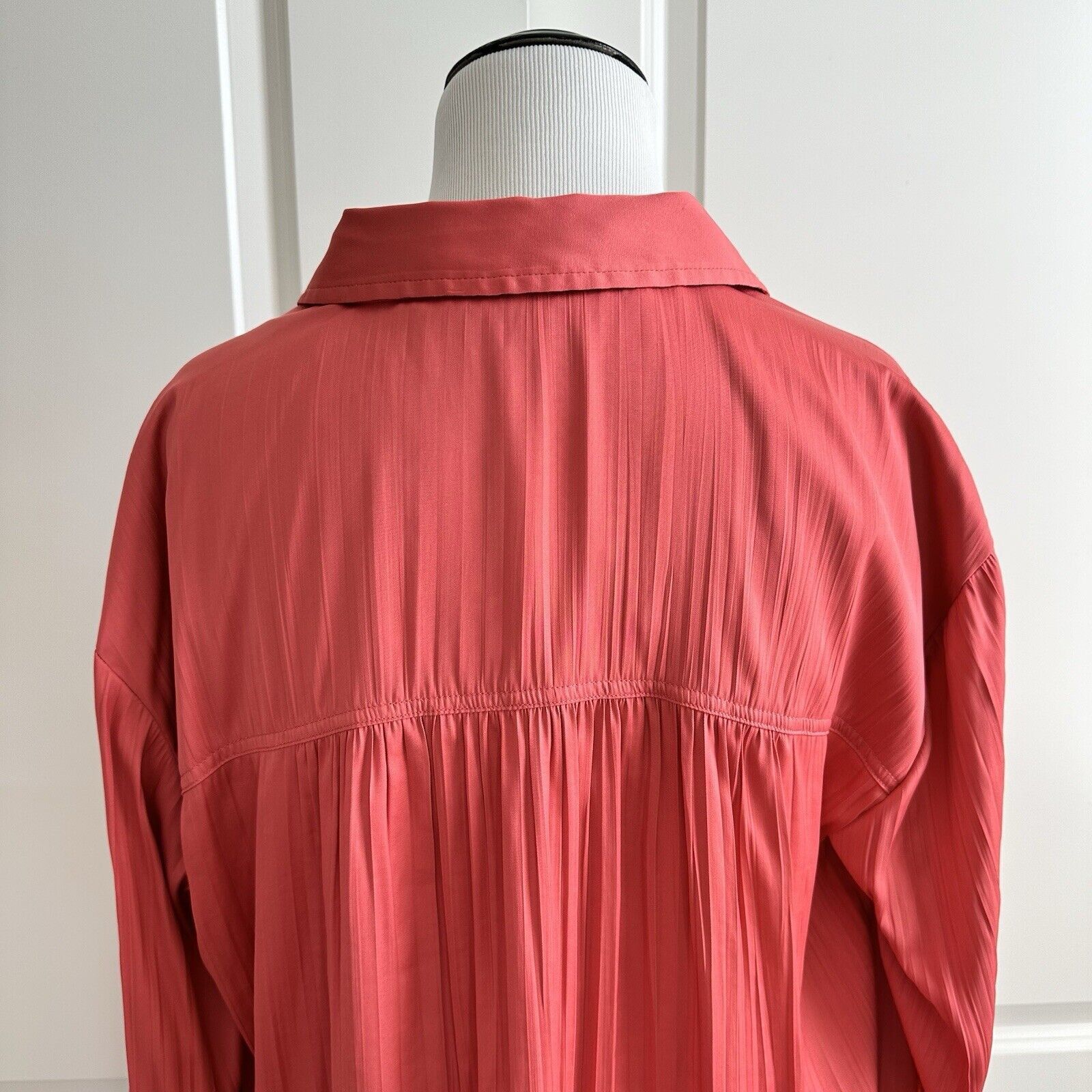 Anthropologie Anthropologie Relaxed Button Down Coral Shirt Women's Size S Size S / US 4 / IT 40 - 11 Thumbnail