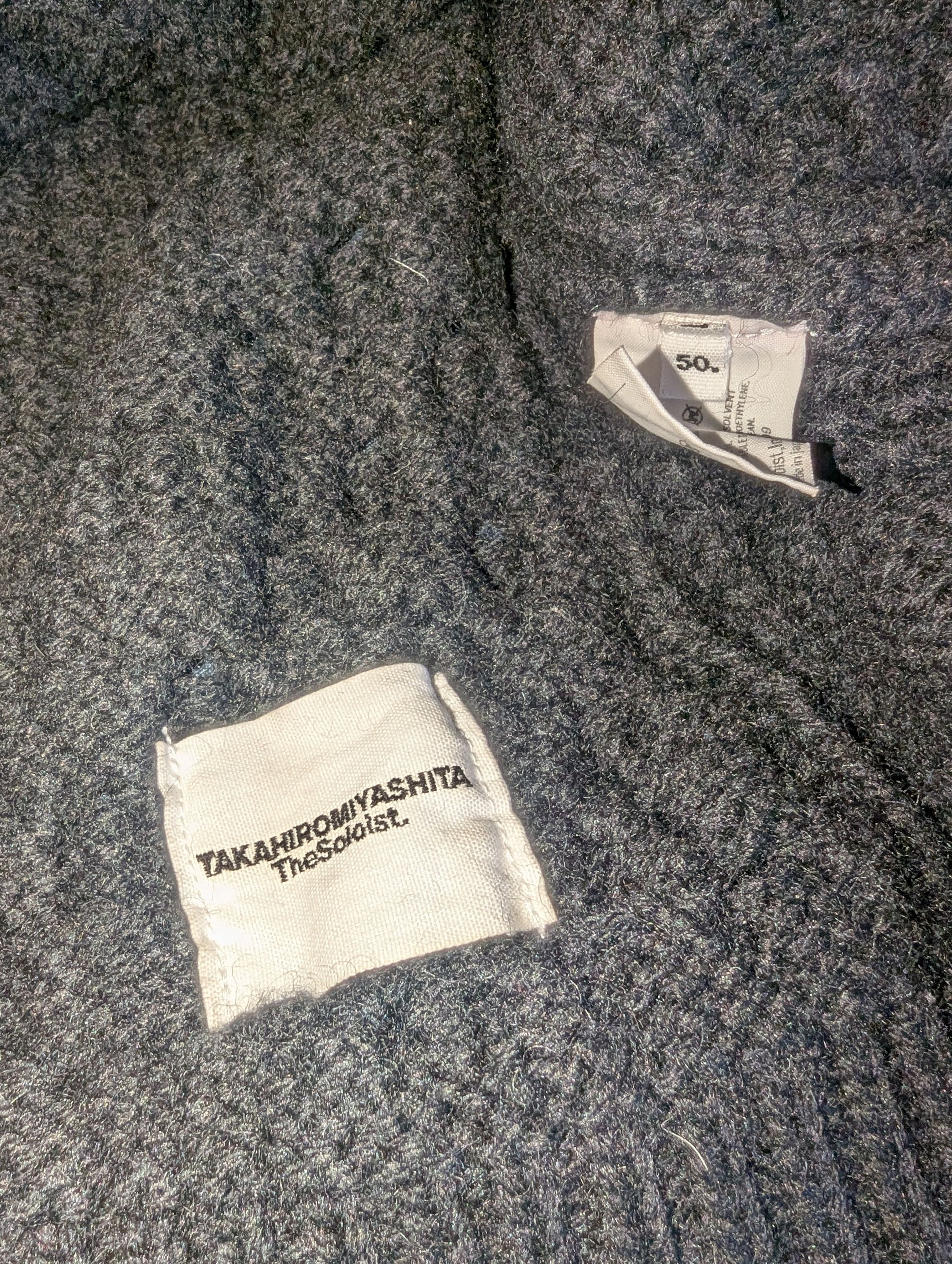 Takahiromiyashita The Soloist. TAKAHIROMIYASHITA THESOLOIST. Zipped Balloon Knit Sweater Size US M / EU 48-50 / 2 - 11 Thumbnail