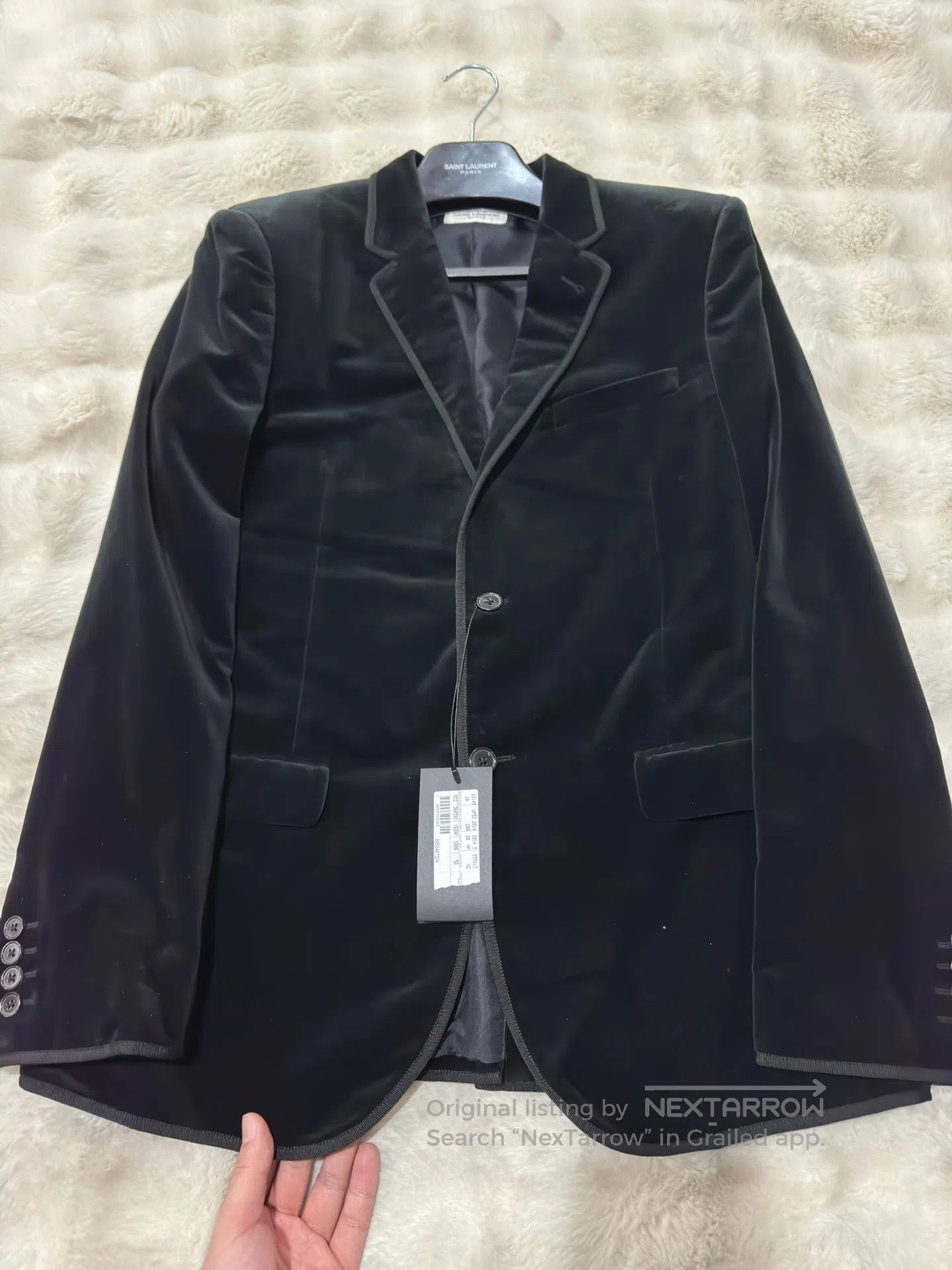 Saint Laurent Paris Saint Laurent Paris Original Year Black Velvet Suit| Size US M / EU 48-50 / 2 - 3 Thumbnail