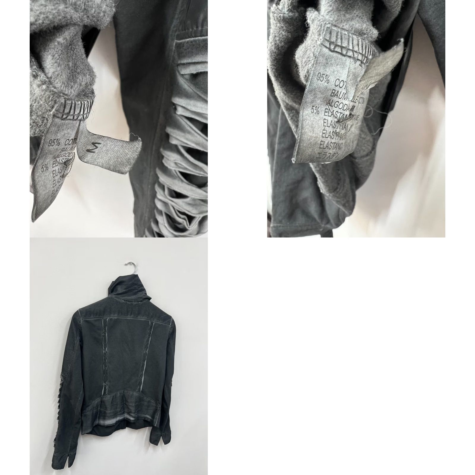 Vintage Elisa Cavaletti Blazer Women M Gray Blazer Button Shirt Style 90s Modern Vintage No N/A Size M / US 6-8 / IT 42-44 - 8 Thumbnail