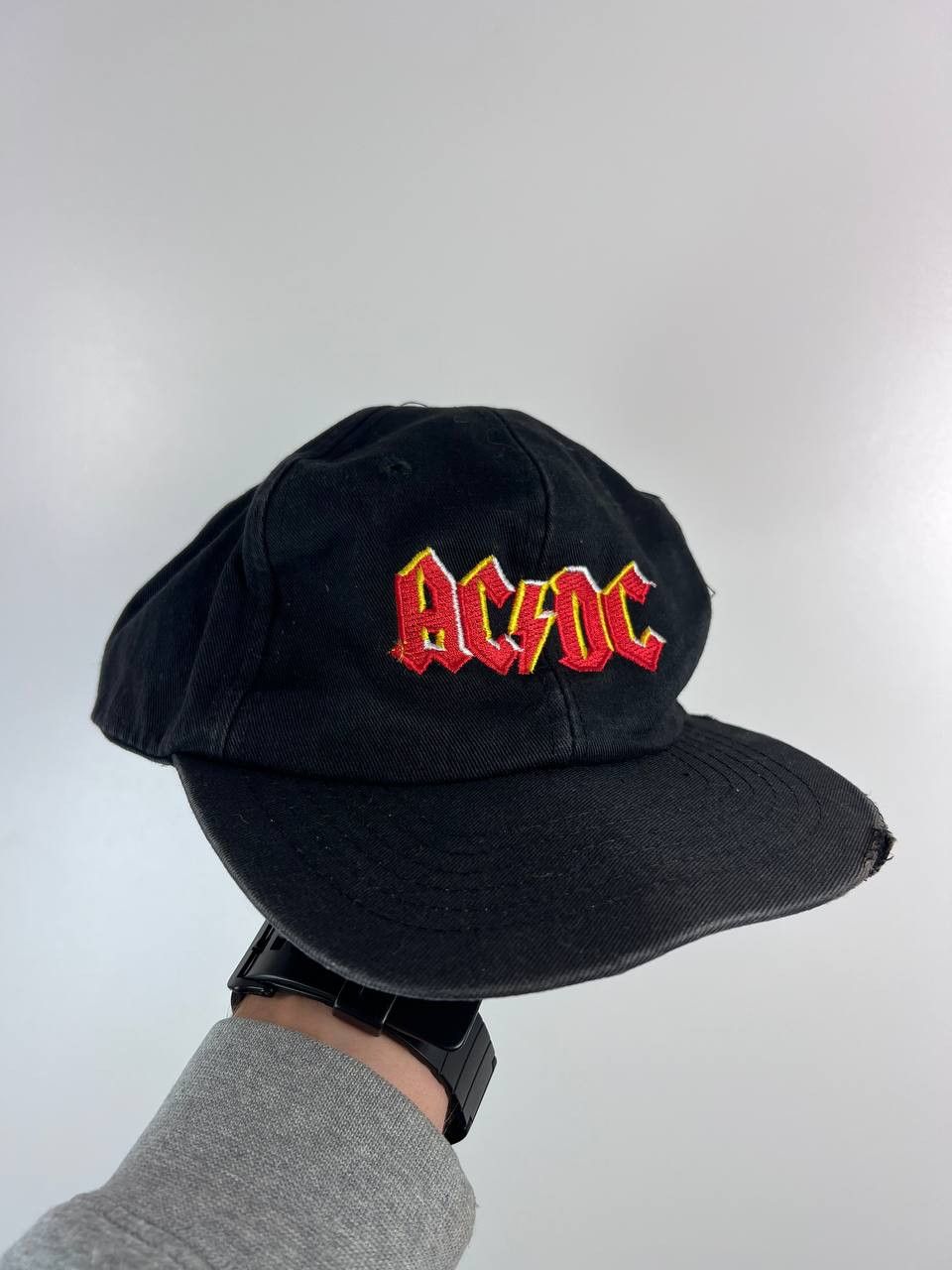 AC/DC Vintage AC/DC 1988 Brockum Black Cotton Hat Cap Size ONE SIZE - 1 Thumbnail