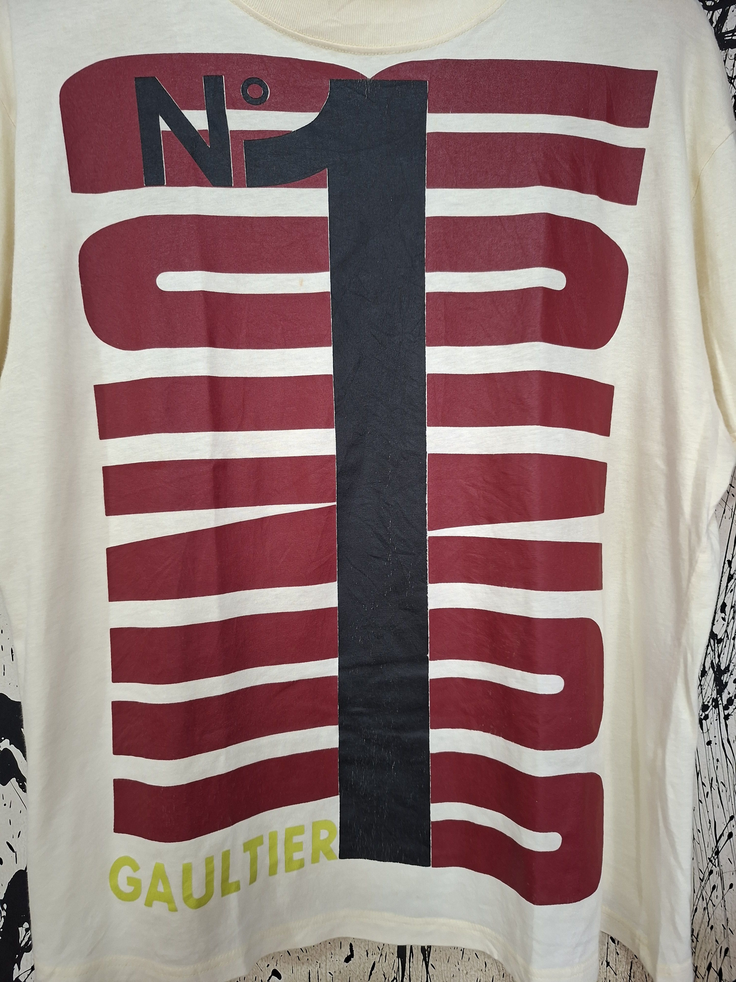 Jean Paul Gaultier 90'S JEAN PAUL GAULTIER "N⁰1 JUNIOR GAULTIER" T-SHIRT Size US L / EU 52-54 / 3 - 4 Thumbnail