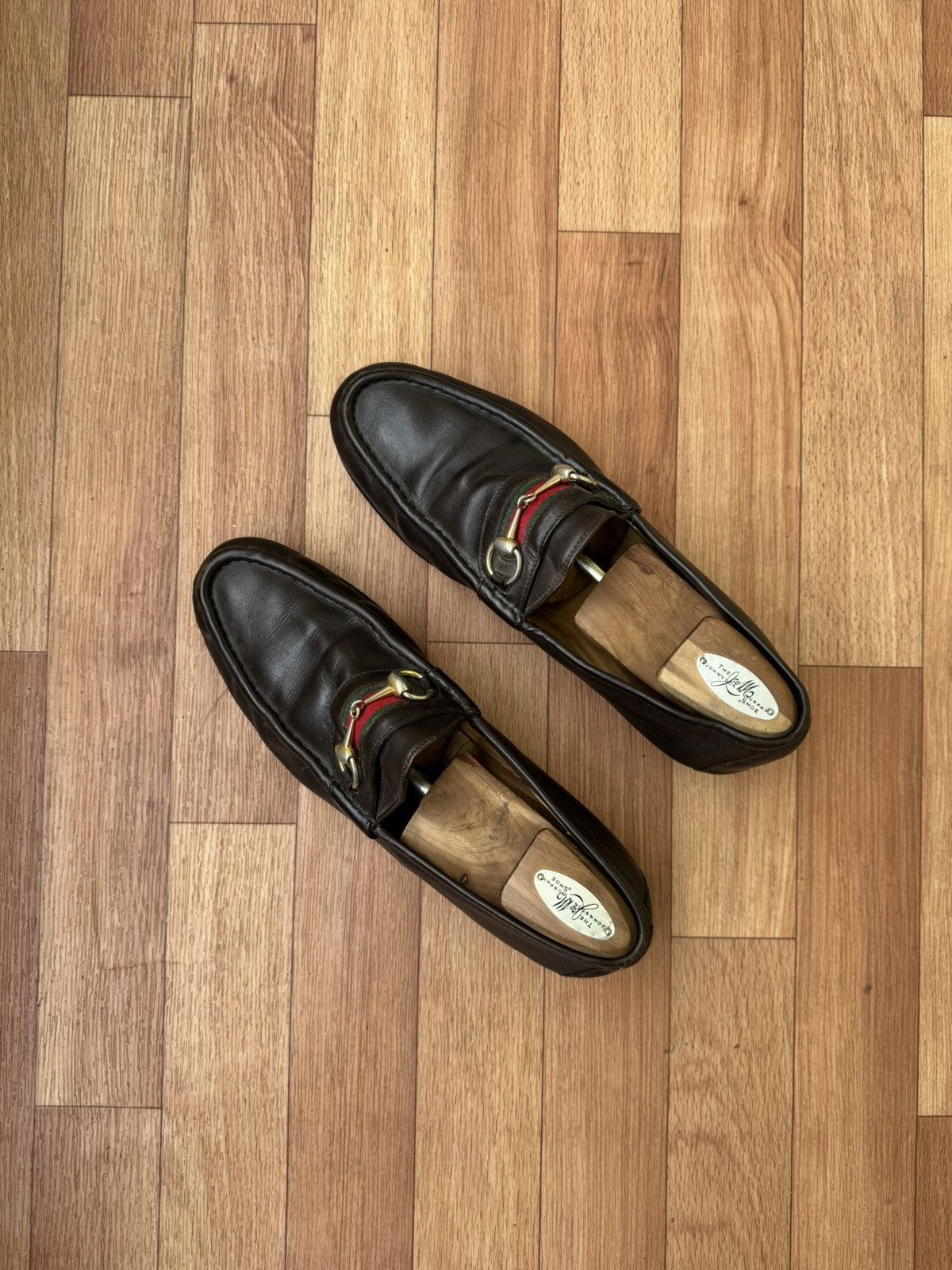 Gucci Gucci vintage horsebit leather shoes Size US 11.5 / EU 44-45 - 9 Thumbnail
