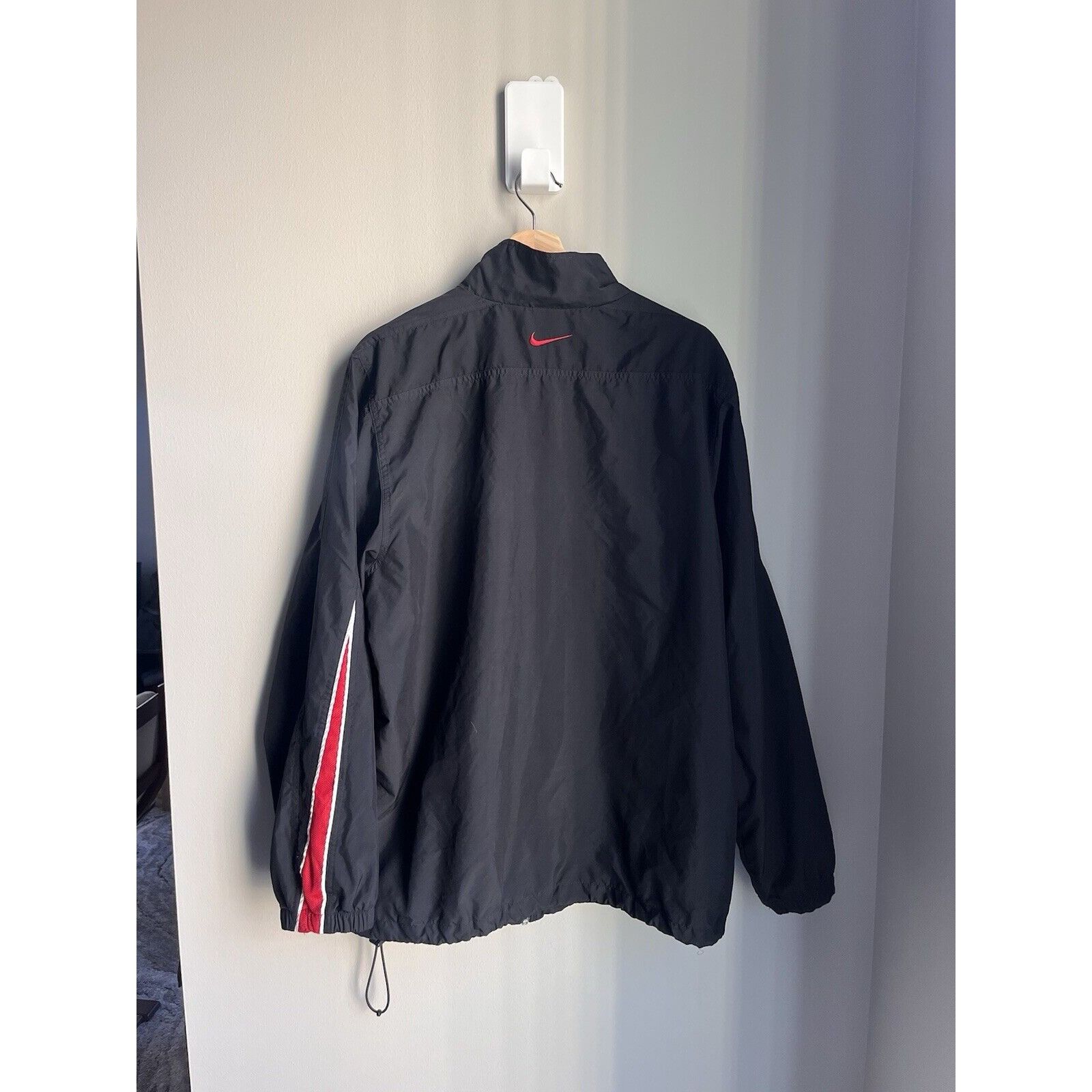 Nike VINTAGE NIKE AIR LOGO WINDBREAKER RAIN WARM UP TRACK JACKET Size US XL / EU 56 / 4 - 2 Thumbnail