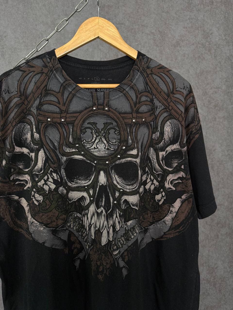 Affliction Xtreme Couture made in USA skulls tee Size US XL / EU 56 / 4 - 3 Thumbnail