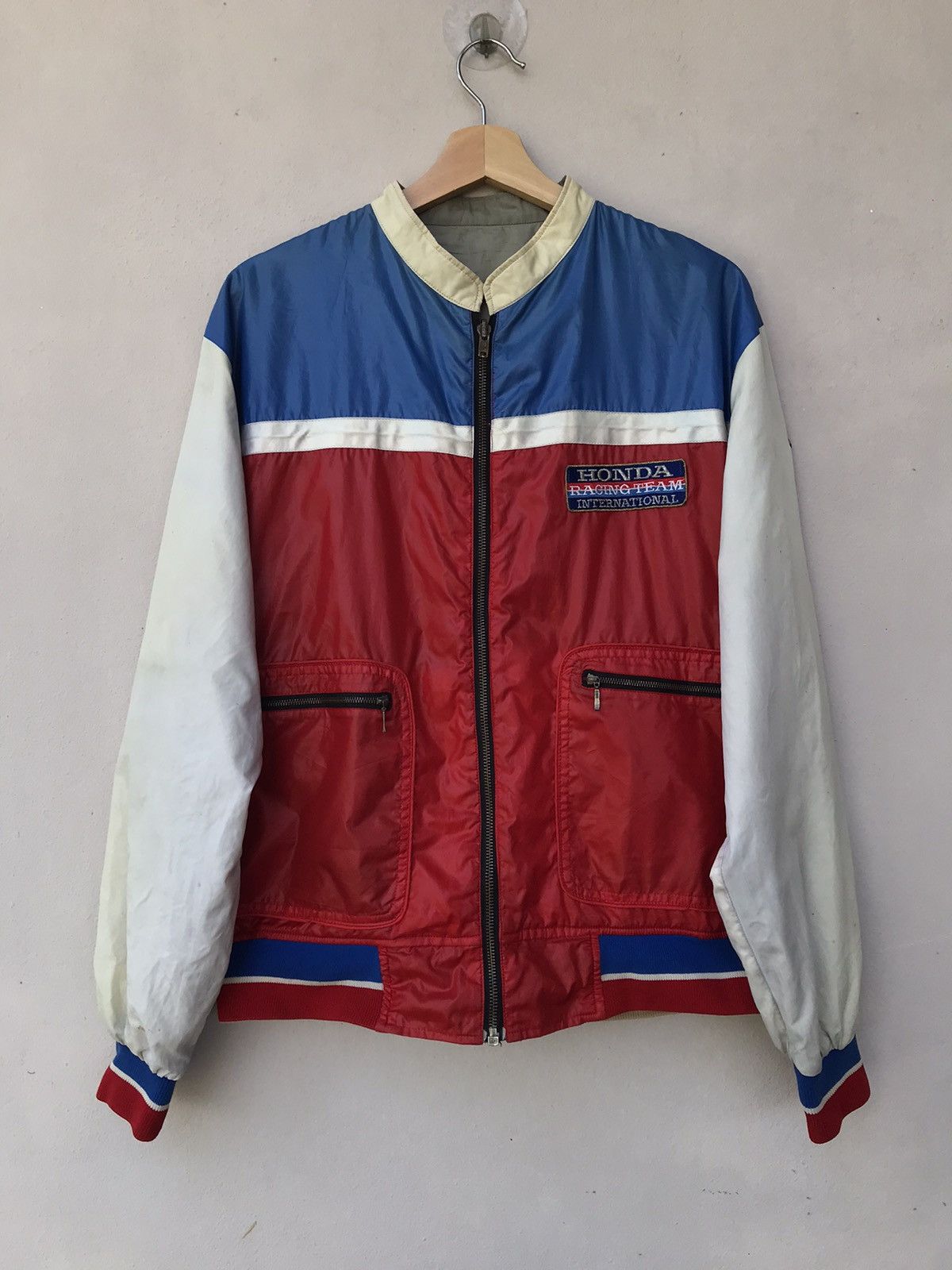image of Vintage Honda Racing Team International Reversible Jacket, Men's (Size Large)