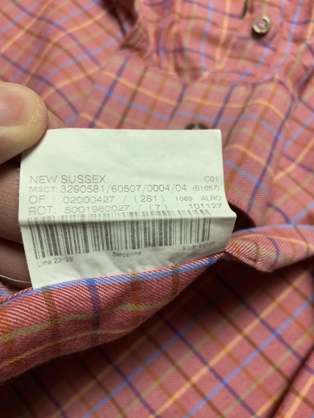 Burberry Vintage Burberry plaid shirt long sleeve rare size L logo Size US L / EU 52-54 / 3 - 7 Thumbnail