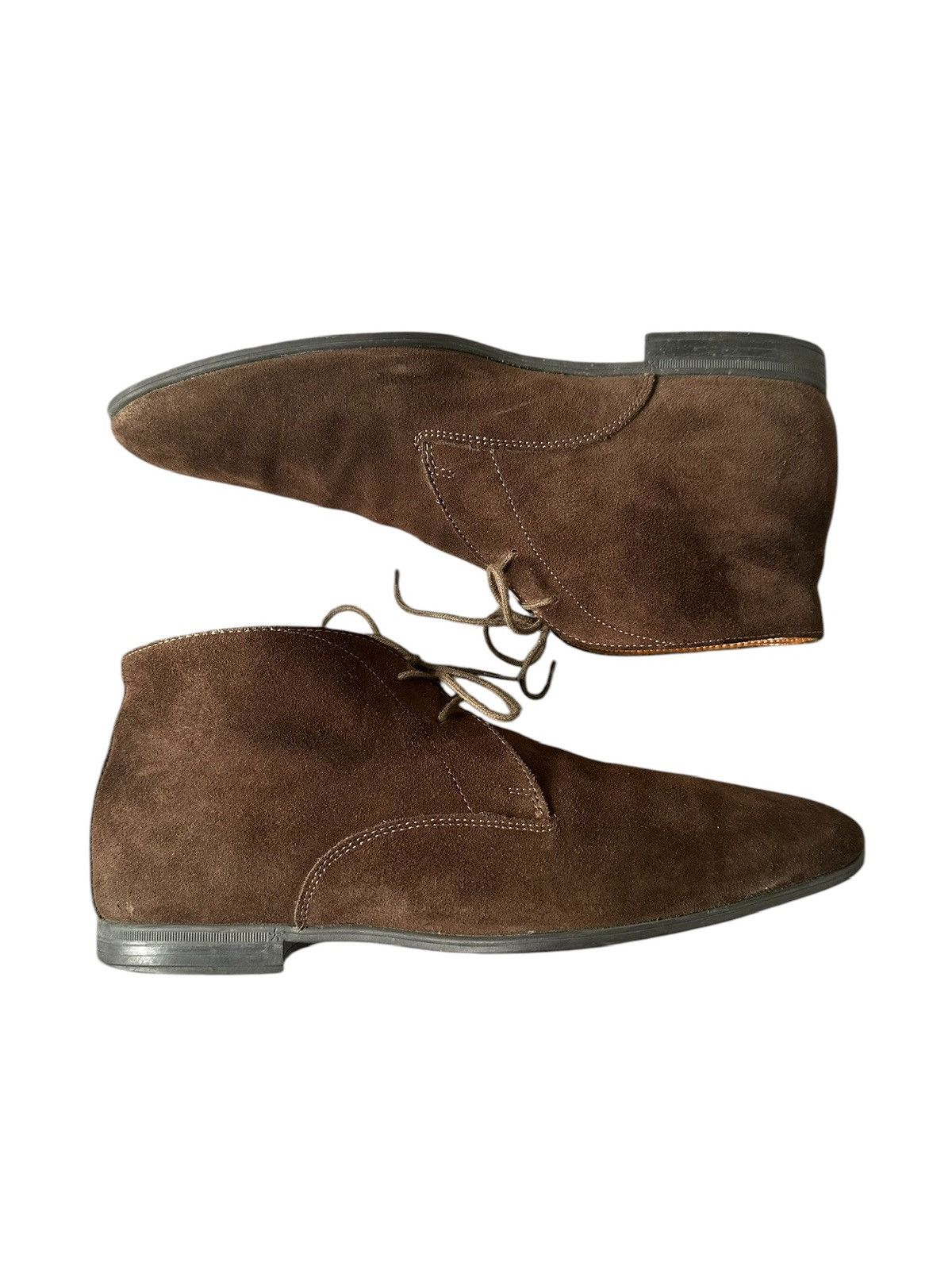 Japanese Brand 🔥Grail🔥 00’s Stefano Rossi Oumo suede chukka brown shoes Size US 9 / EU 42 - 2 Thumbnail