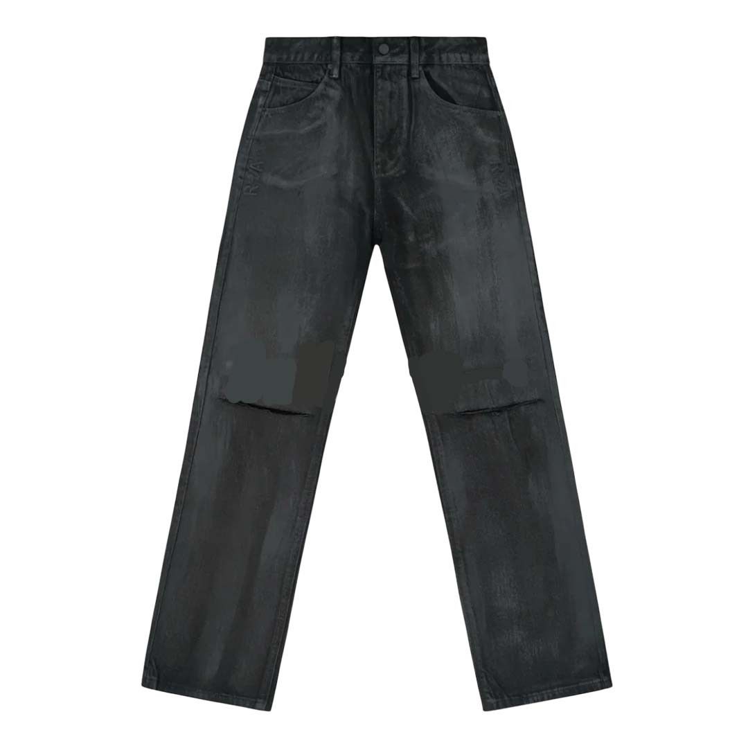 Rta Jonas Straight Leg Black Jeans Size US 29 - 1 Thumbnail