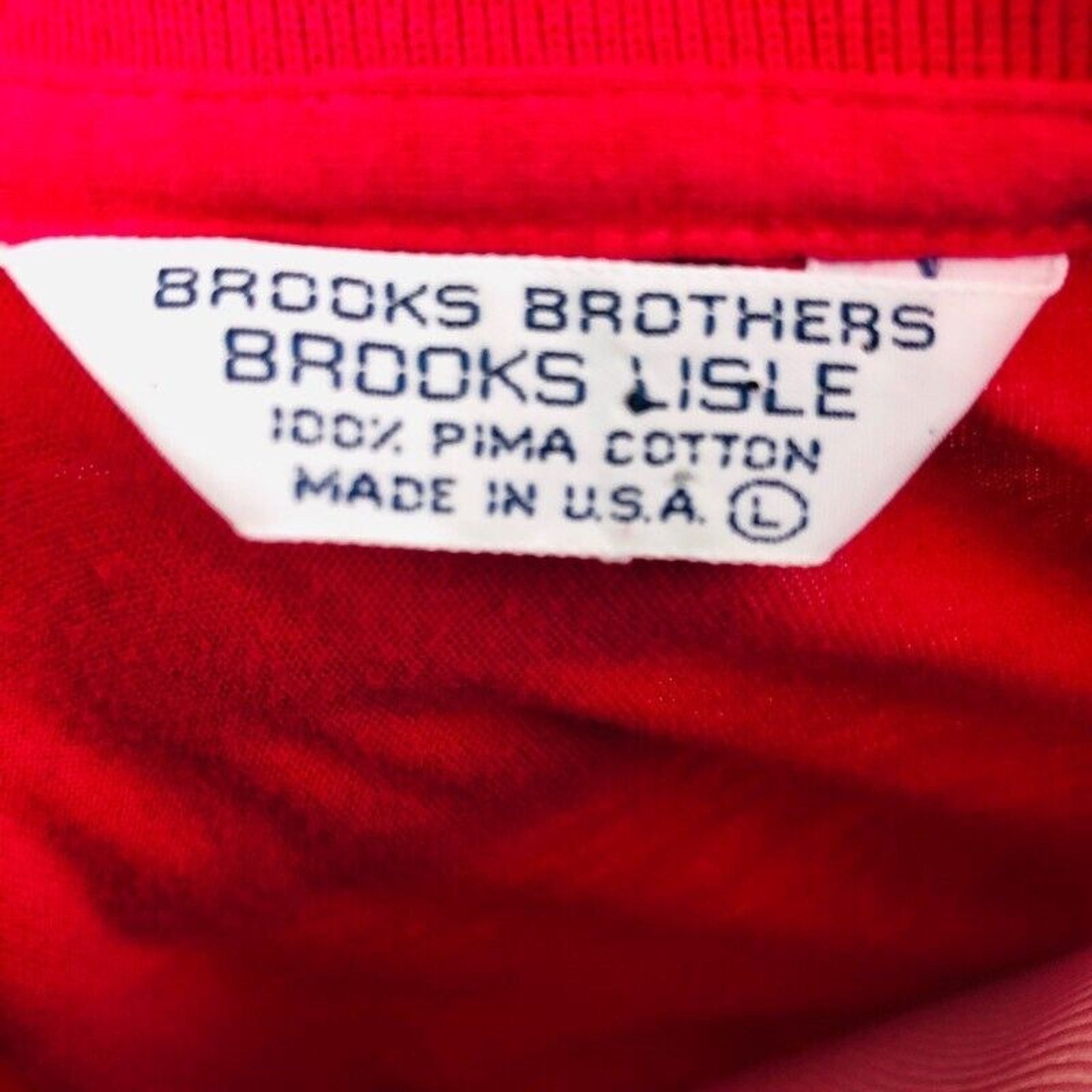 Brooks Brothers Brooks Brothers Country Club Golf Polo Shirt Vintage Pink L Size US L / EU 52-54 / 3 - 6 Thumbnail