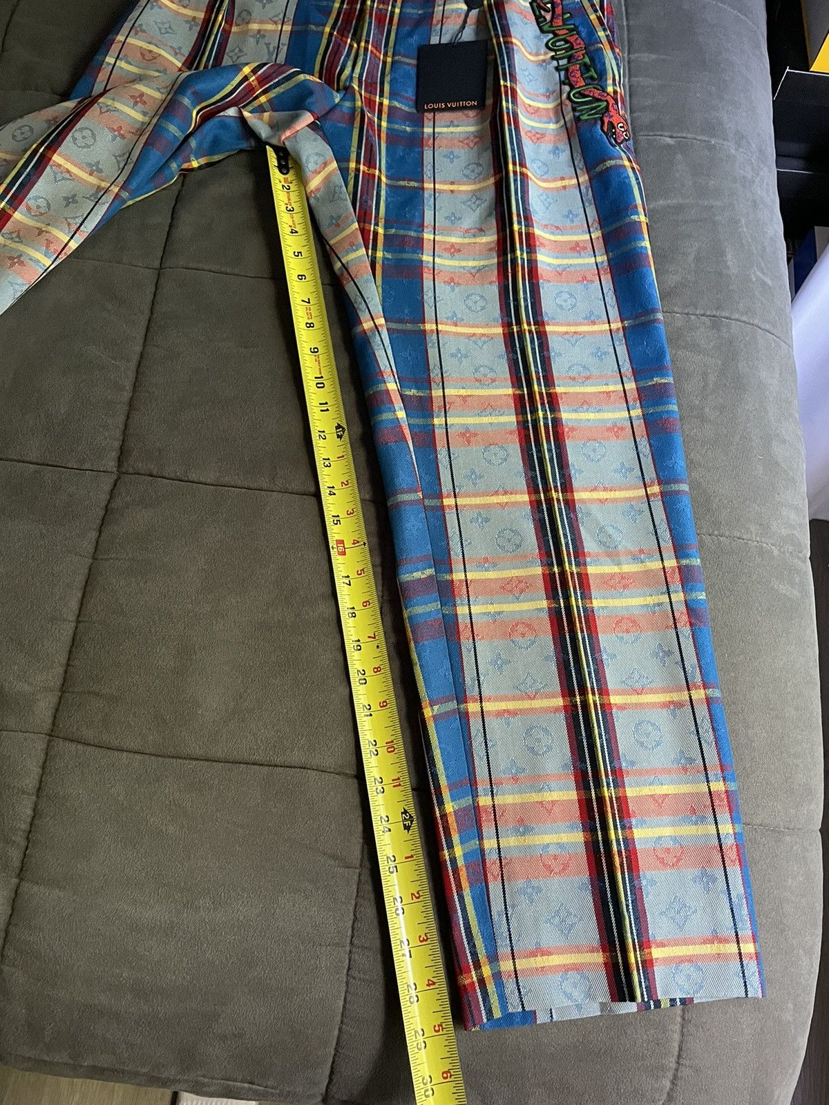 Louis Vuitton Louis Vuitton Plaid Snake Monogram Pants Size US 36 / EU 52 - 9 Thumbnail