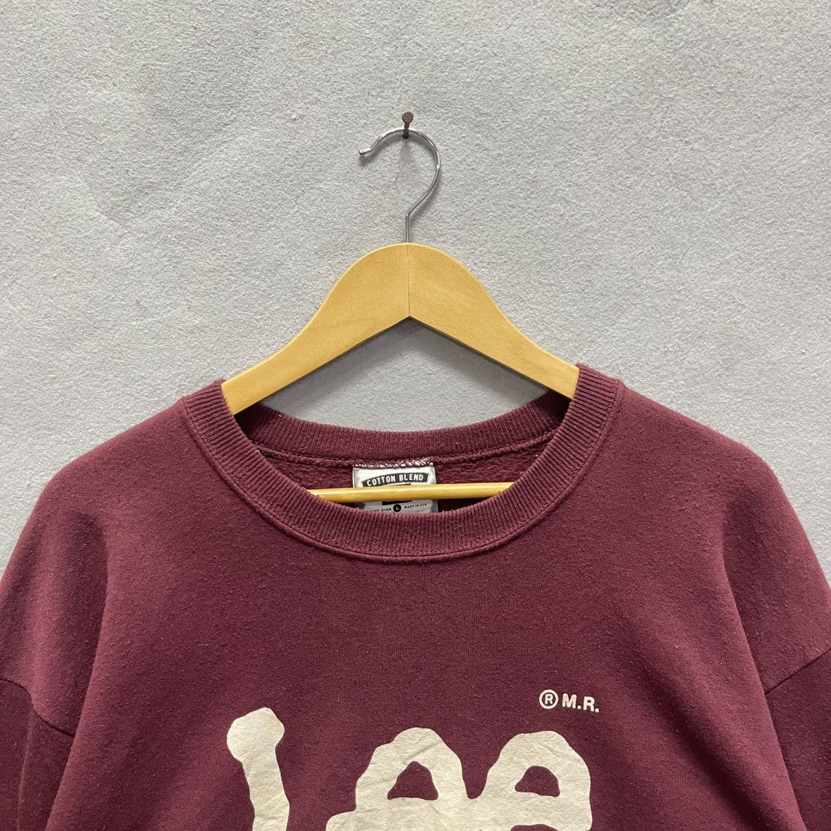 Lee Vintage 1980s Lee Cotton Blend Sweatshirt – Made in USA Size US L / EU 52-54 / 3 - 2 Thumbnail