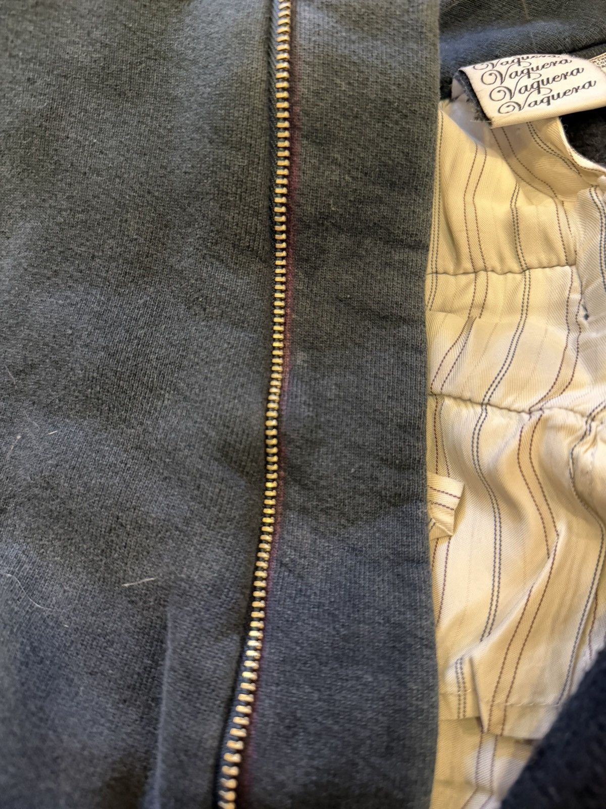 Vaquera Vaquera FW19 "Dry Clean Only" Baggy Drop Crotch Sweatpants Size US 30 / EU 46 - 9 Thumbnail