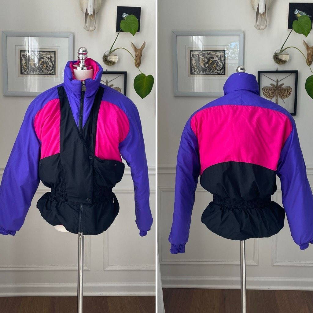Vintage Vintage 80s White Stag Bold Colorblock Aki Winter Jacket Coa Grailed