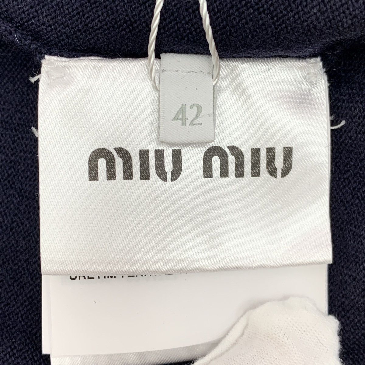 Miu Miu Miu Miu 2024 collection wool long-sleeved knit sweater Size M / US 6-8 / IT 42-44 - 6 Thumbnail