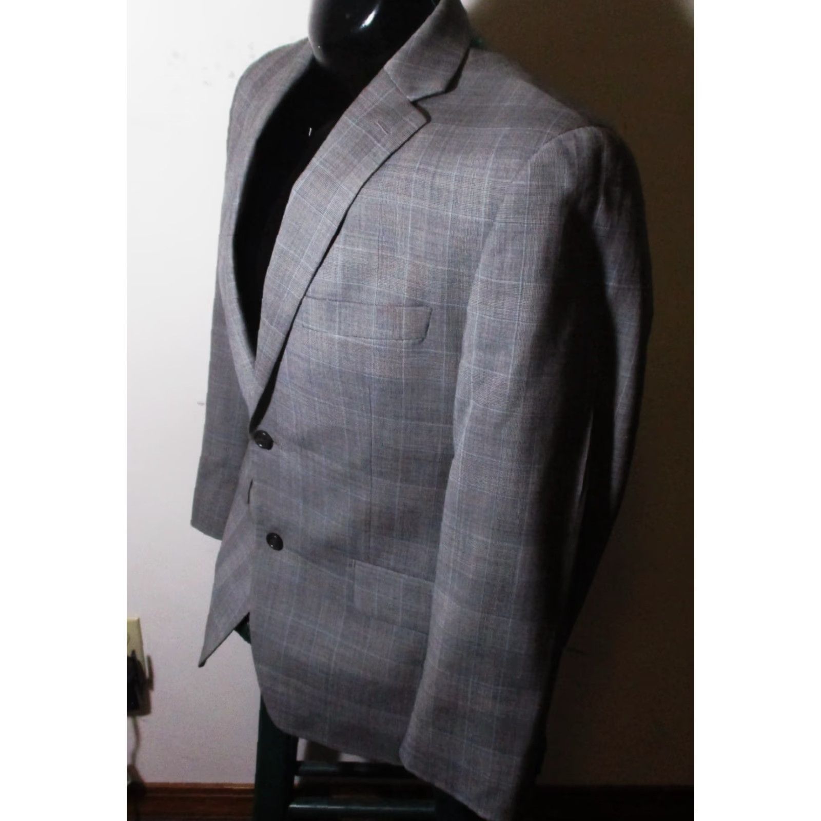 Michael Kors MICHAEL KORS Blazer Jacket Men 40 Short Wool Gray NWOT Vintage No Size US 40 / EU 56 - 4 Thumbnail