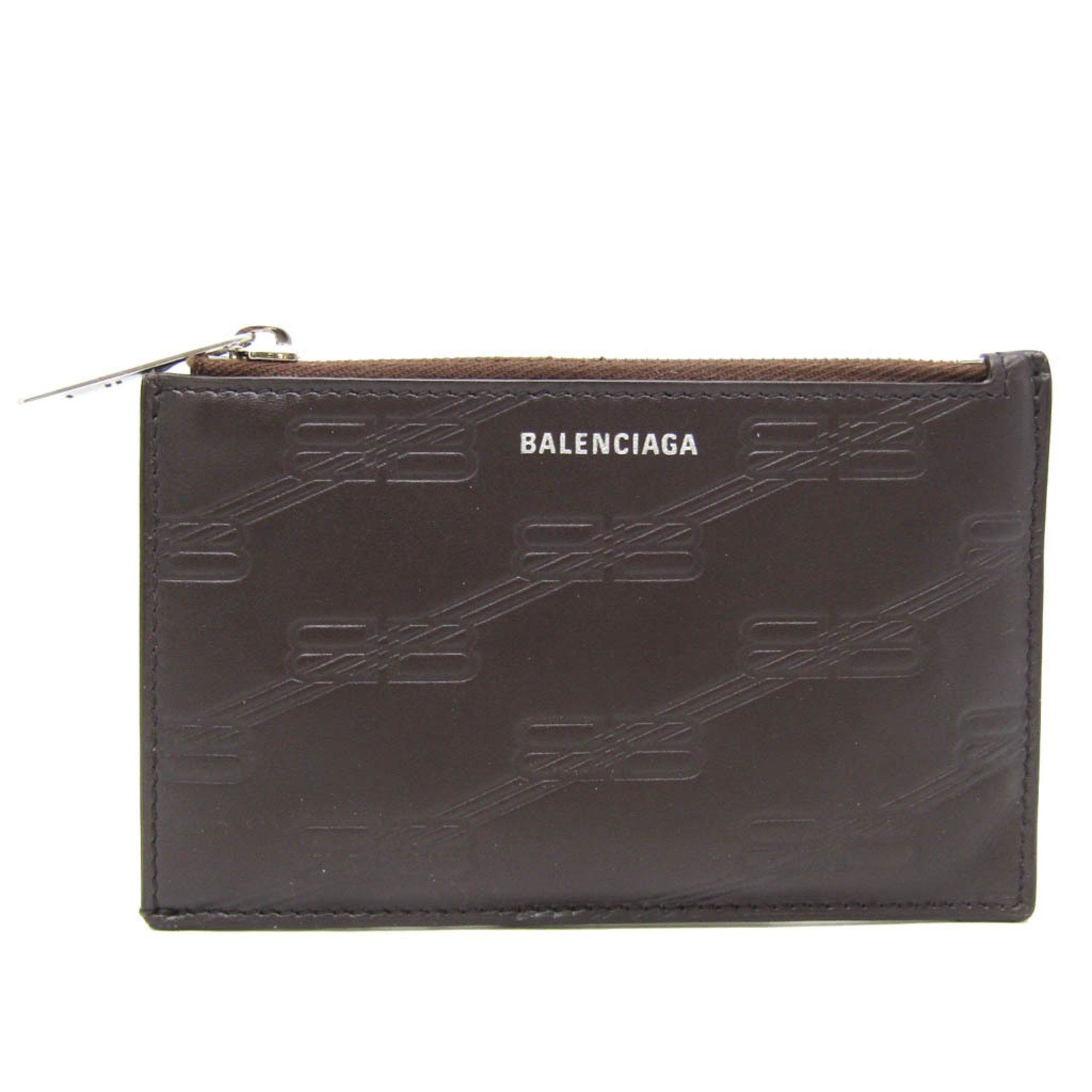 Balenciaga Balenciaga Fragment Case Coin Case 717784 Leather Card  