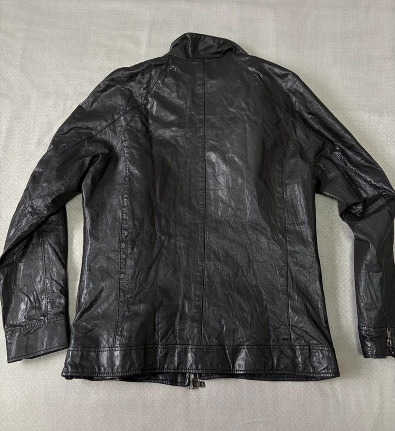 Yohji Yamamoto TETE HOMME Vintage Leather Motorcycle Jacket-2506 Size L / US 10 / IT 46 - 9 Thumbnail