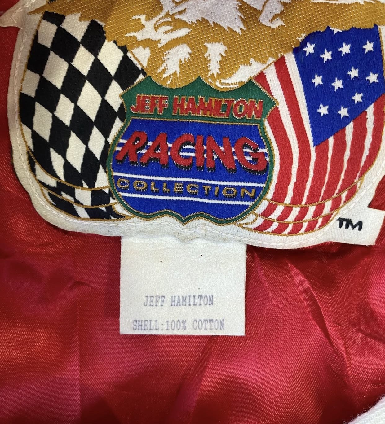 Jeff Hamilton Rare‼️Vtg 90s Dale Earnhardt x Jeff Hamilton Racing Jacket Size US L / EU 52-54 / 3 - 15 Thumbnail
