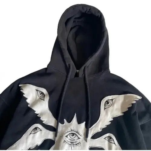 Japanese Brand Rumiko x Chiba Vintage Goth Style Hoodie Size US M / EU 48-50 / 2 - 4 Thumbnail