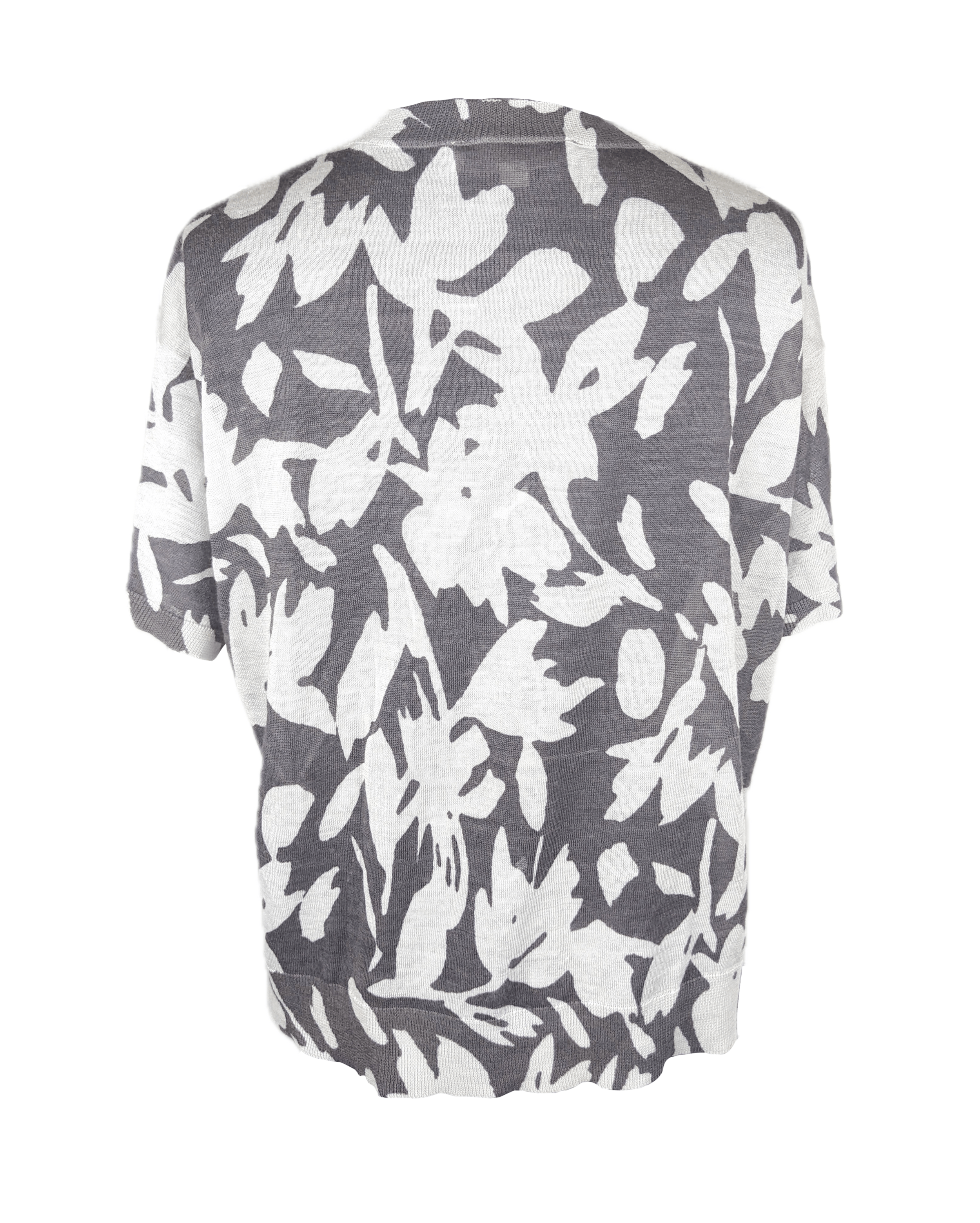 Ann Taylor Ann Taylor LOFT Knit Floral Print Top Size M / US 6-8 / IT 42-44 - 4 Thumbnail