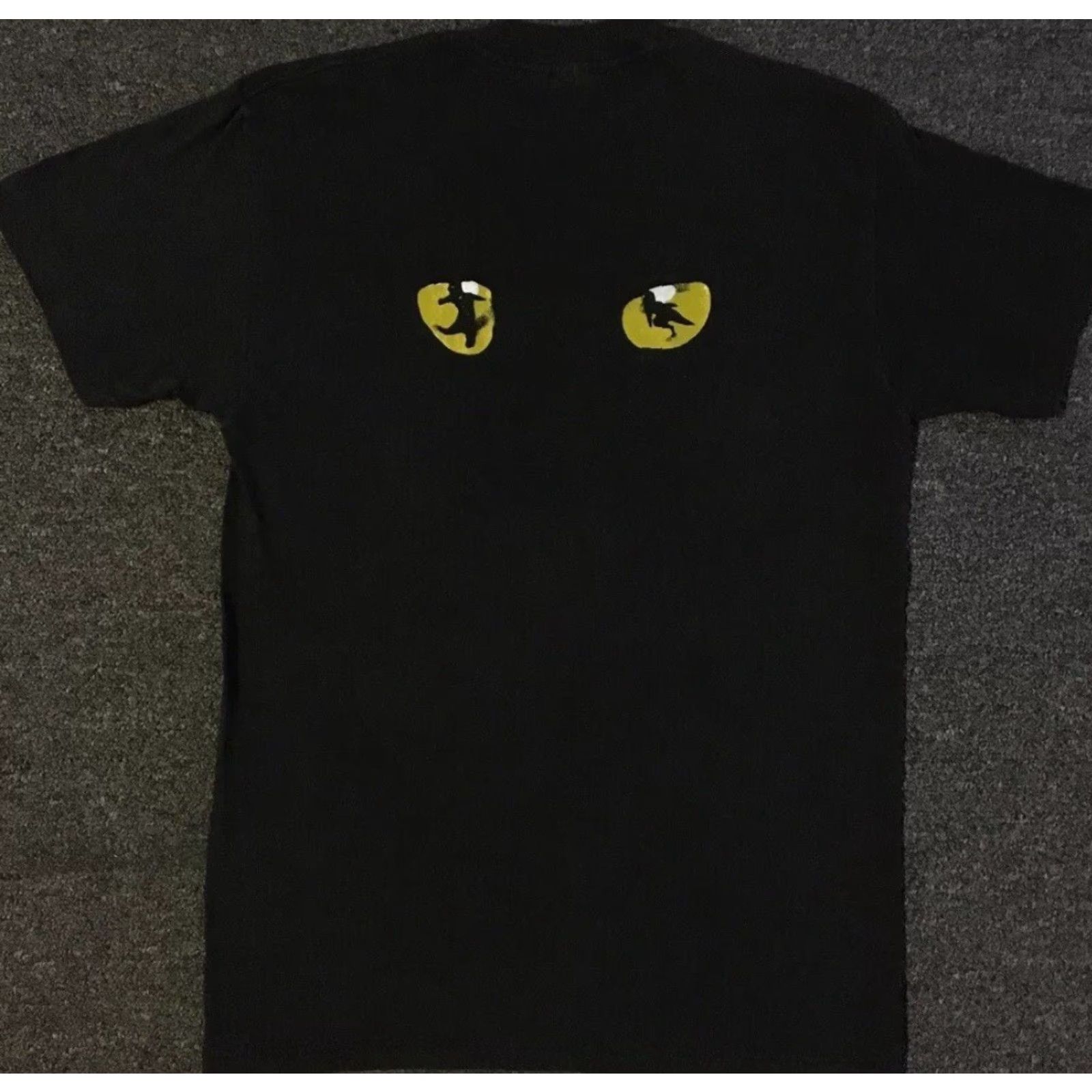 Vintage VINTAGE Cats Musical 80s Shirt Broadway S Black Short Sleeve Men Rock Grunge Acting Jane Broadway 80s USA Singer Actress | Single Stitch Shirt Mens S Size US S / EU 44-46 / 1 - 2 Thumbnail