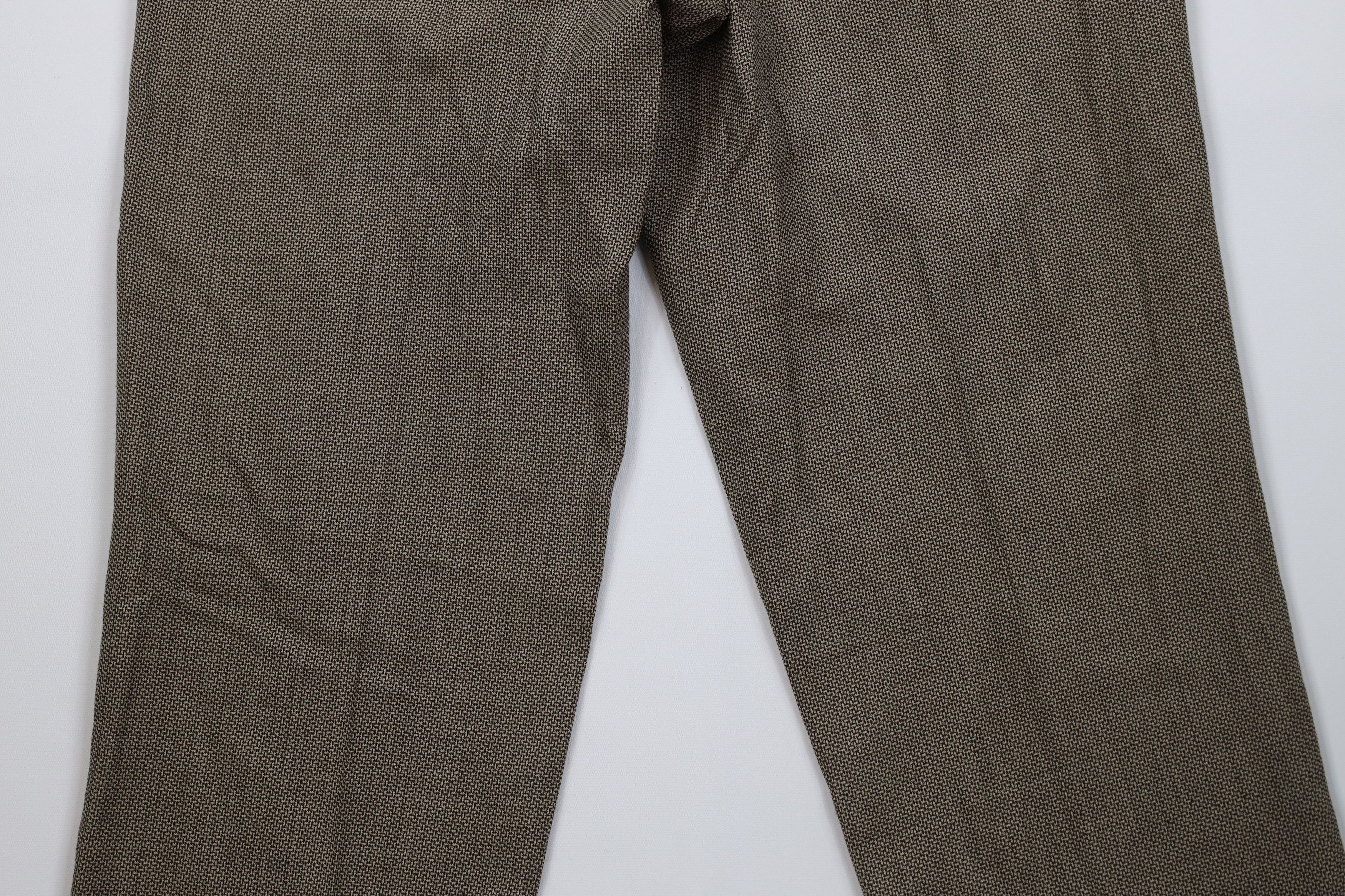 Vintage Vintage 90s Streetwear Pleated Wide Leg Chino Pants Brown Size US 36 / EU 52 - 10 Thumbnail
