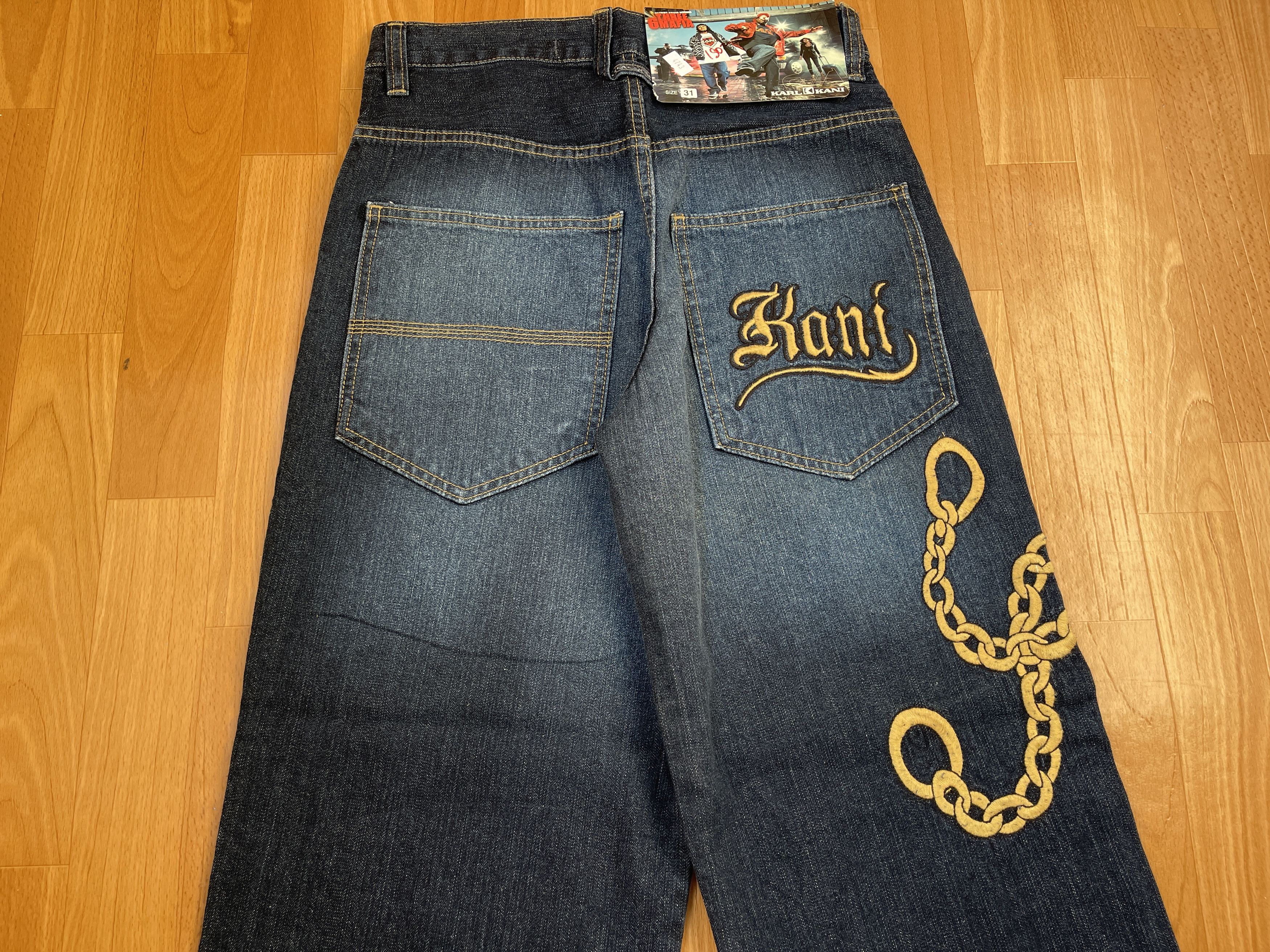 Karl Kani KARL KANI jeans, baggy, vintage Kani jeans, 90s hip hop W 28 Size US 28 / EU 44 - 3 Thumbnail