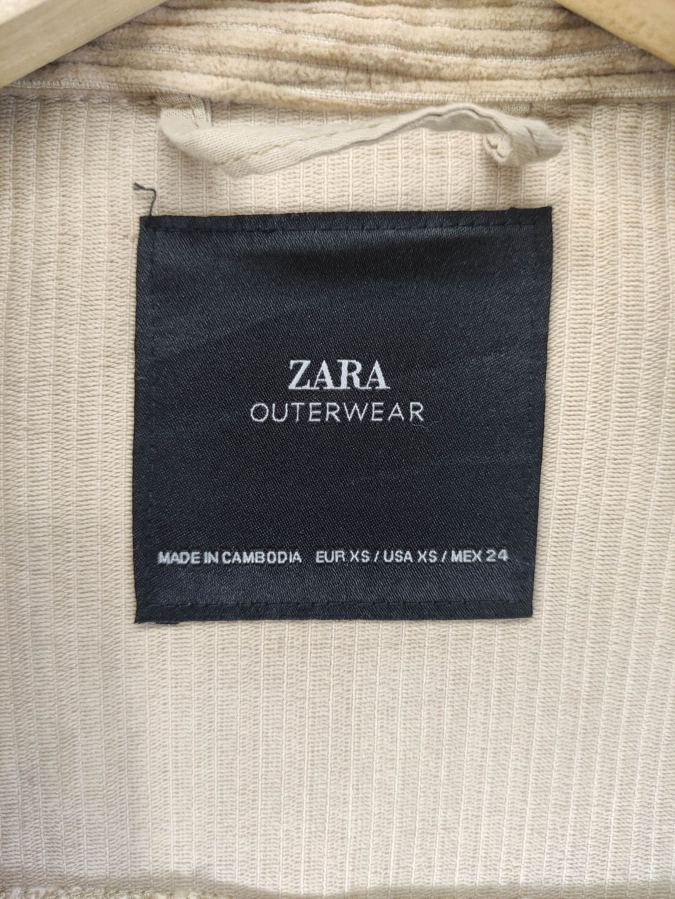 Zara Vintage Zara Outerwear Corduroy Jacket Size L / US 10 / IT 46 - 6 Thumbnail