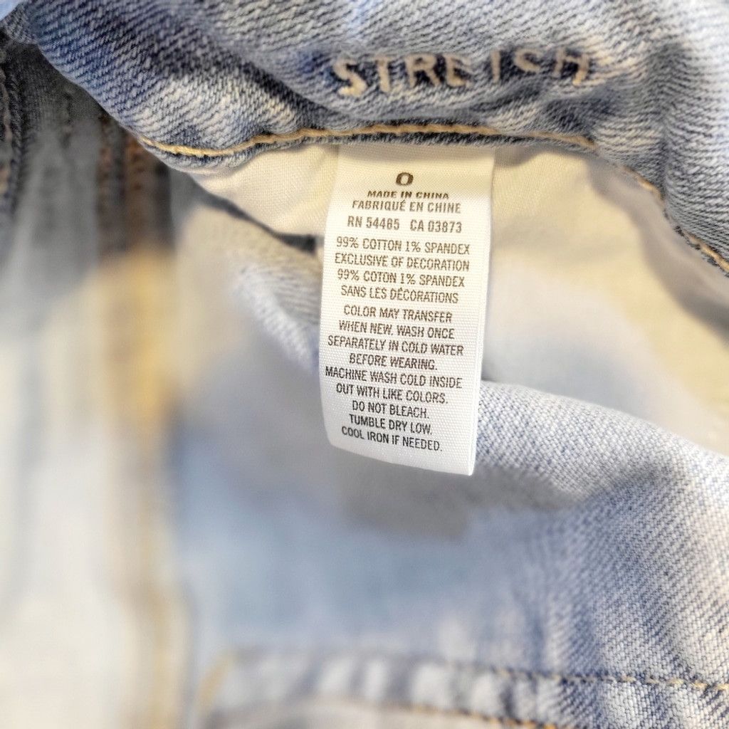 American Eagle Outfitters American Eagle Light Blue Denim Shorts Size 0 Size 24" / US 00 / IT 34 - 6 Thumbnail