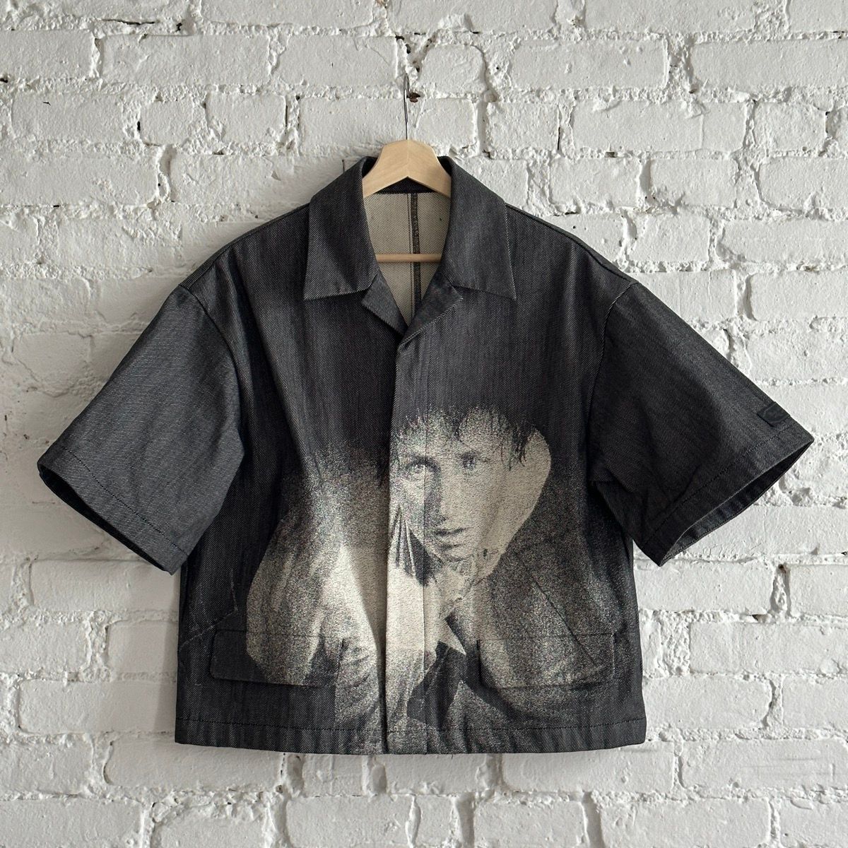 Pre-owned Undercover X Cindy Sherman Ss20 Denim Button Up In Grey