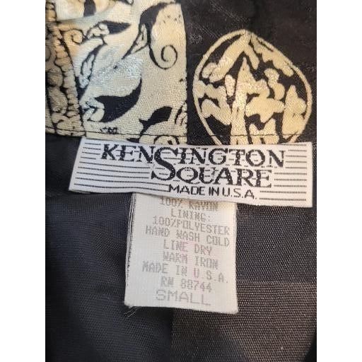 Vintage Vintage Kensington Square Button Down Shirt Women Sz S Black Size S / US 4 / IT 40 - 9 Thumbnail