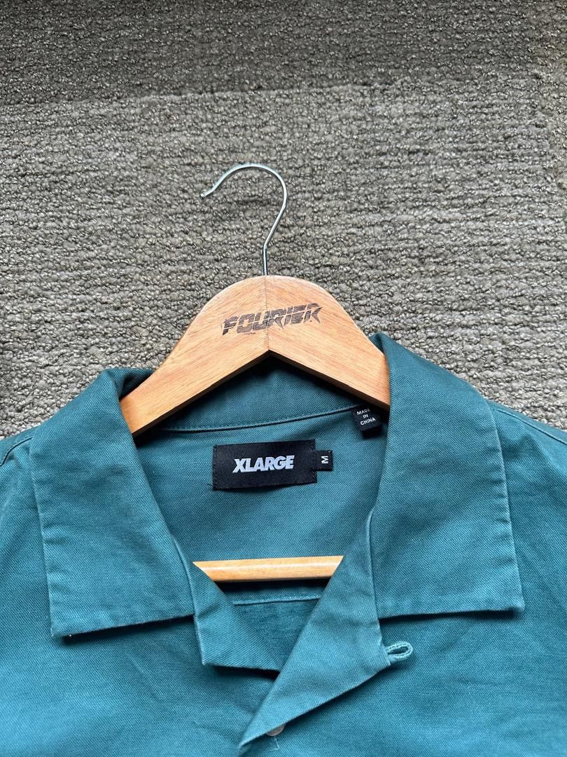 Japanese Brand × Xlarge XLARGE EMBROIDERY BIG LOGO OPEN COLLAR Size US M / EU 48-50 / 2 - 5 Thumbnail