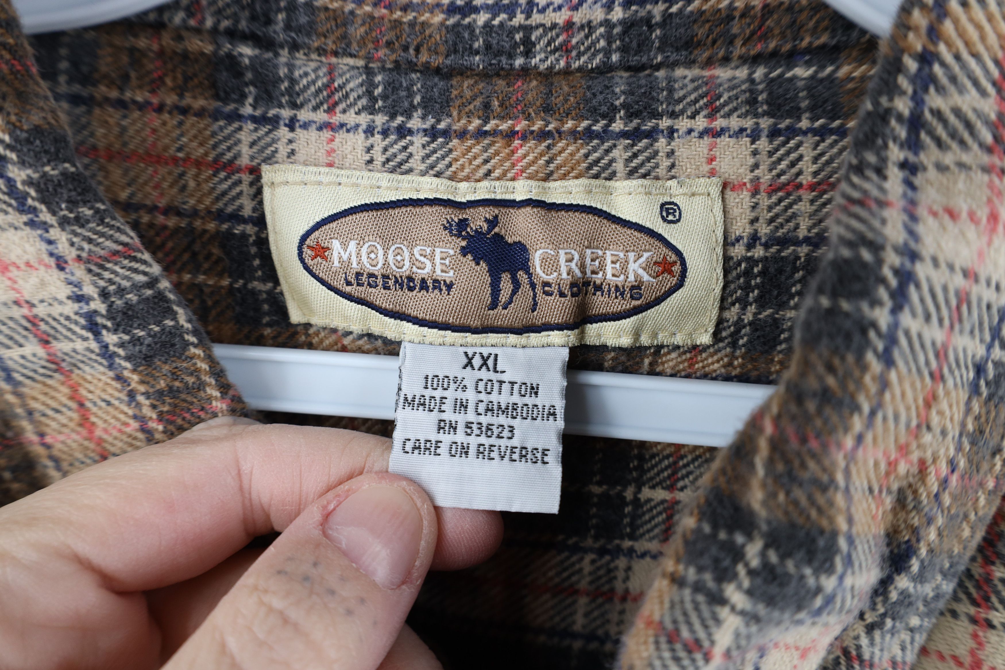 Vintage Vintage 90s Y2K Streetwear Heavyweight Button Down Shirt Size US XXL / EU 58 / 5 - 6 Thumbnail