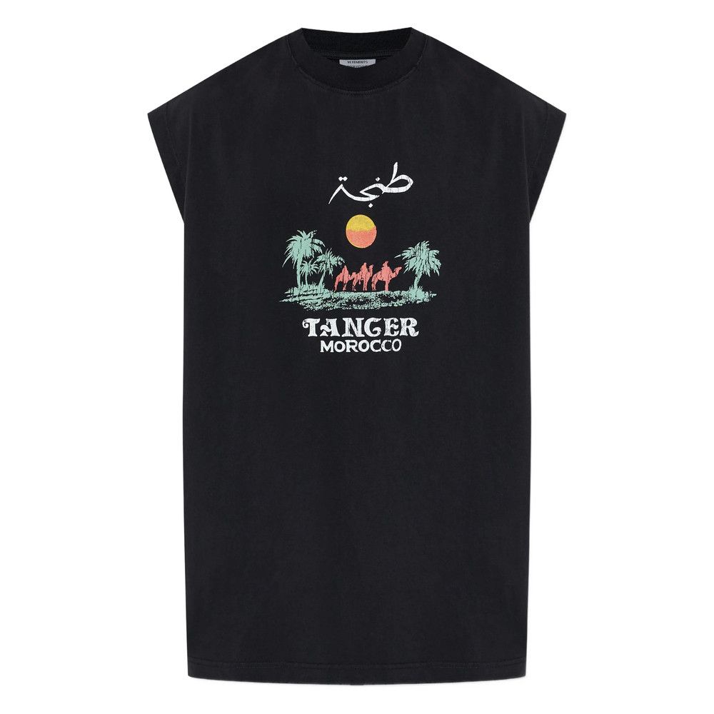 Vetements BLACK T-Shirts & Vests - Vests & Tanks