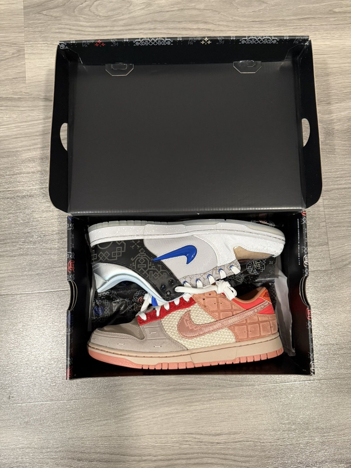 CLOT × Nike Nike Dunk Low SP “ What The Clot” Size US 10 / EU 43 - 3 Thumbnail