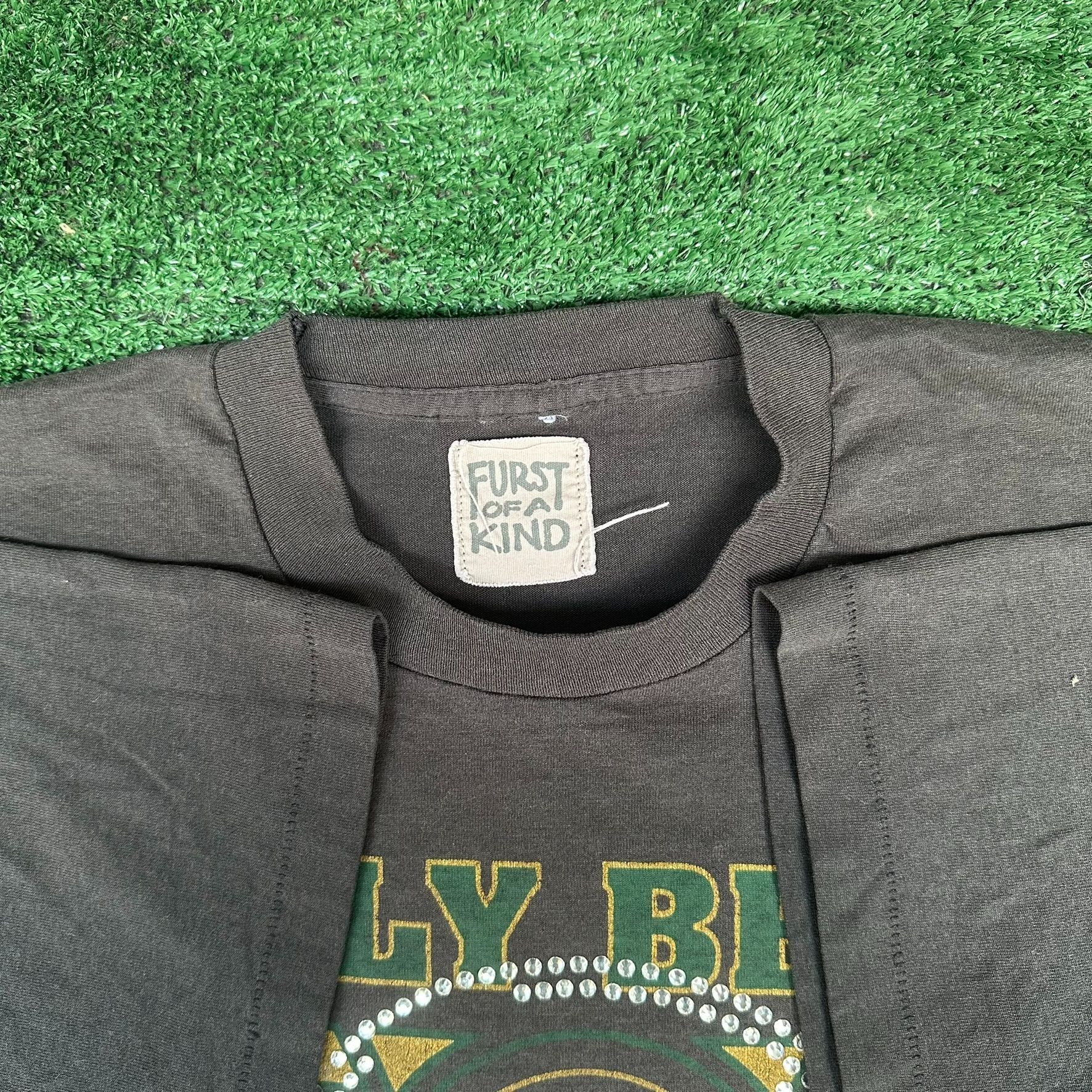 Vintage Vintage 90s Holly Beach Louisiana Skull T-Shirt Black XL Bed Size US XL / EU 56 / 4 - 5 Thumbnail