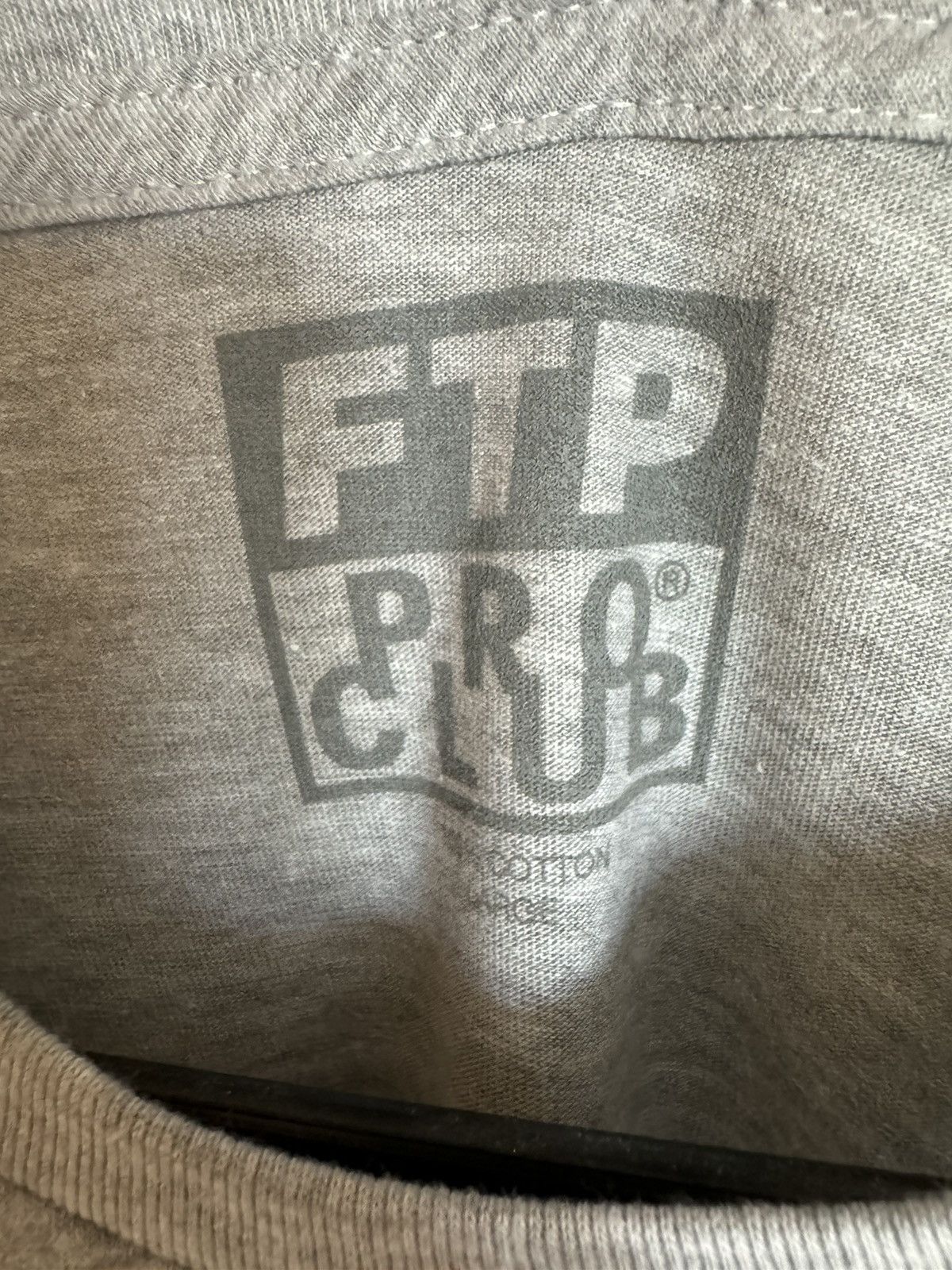 Fuck The Population FTP x Pro Club Mini Logo Tee (Gray) Size US L / EU 52-54 / 3 - 2 Thumbnail