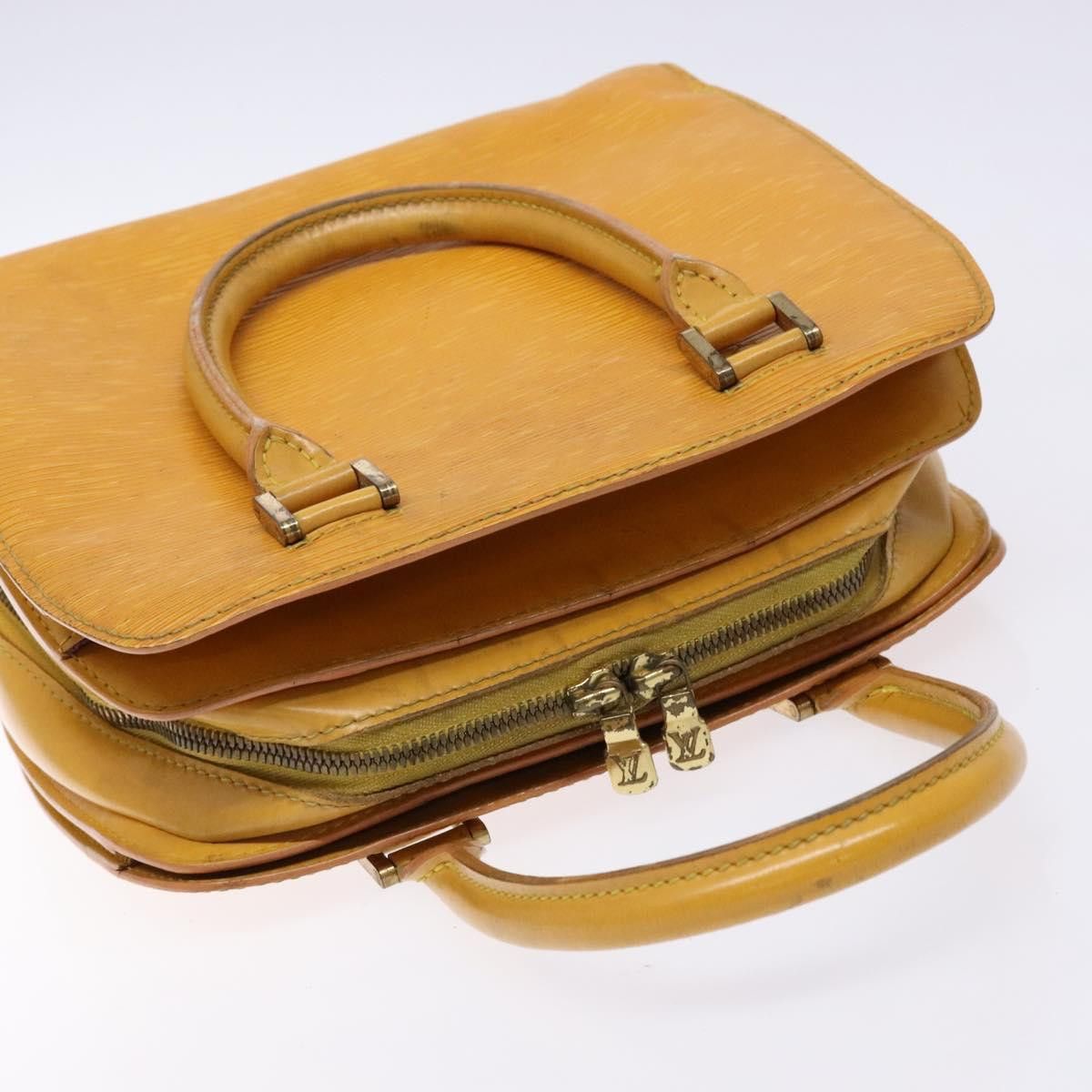 Louis Vuitton LOUIS VUITTON Epi Triana Hand Bag Yellow Size ONE SIZE - 6 Thumbnail