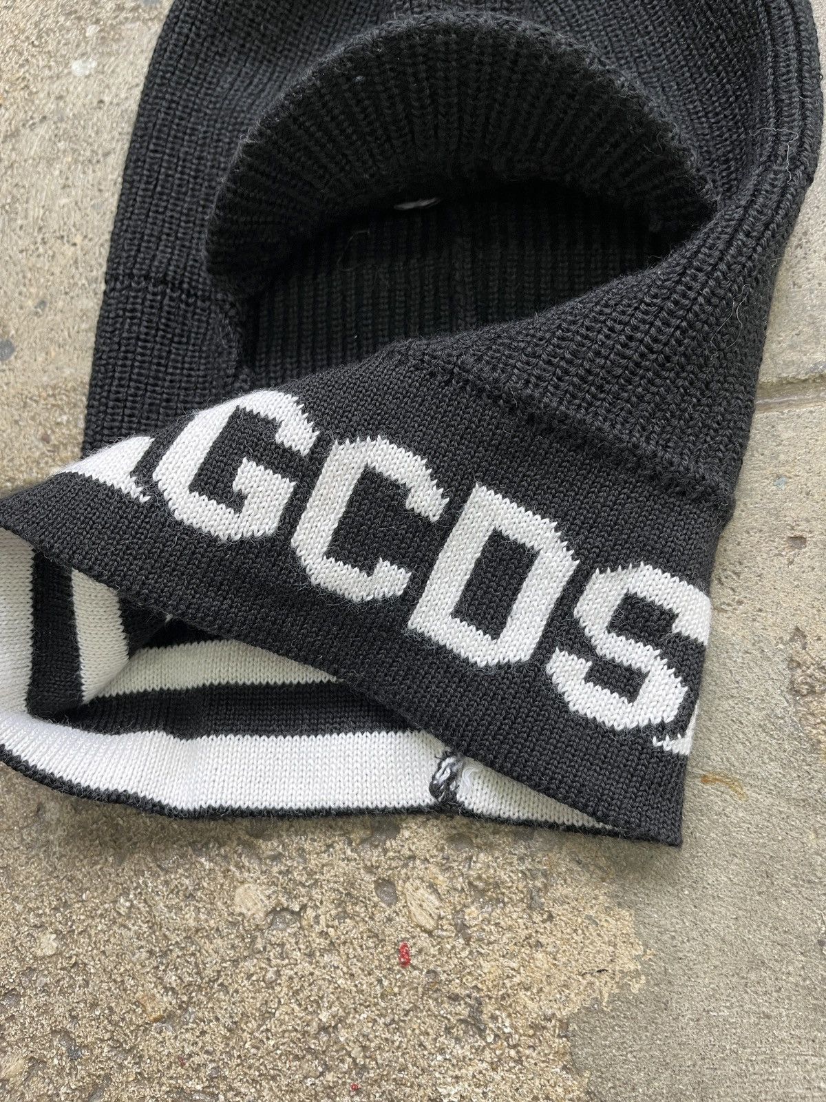 GCDS GCDS FW20 Wool Balaclava Hat (unisex) Size ONE SIZE - 3 Thumbnail
