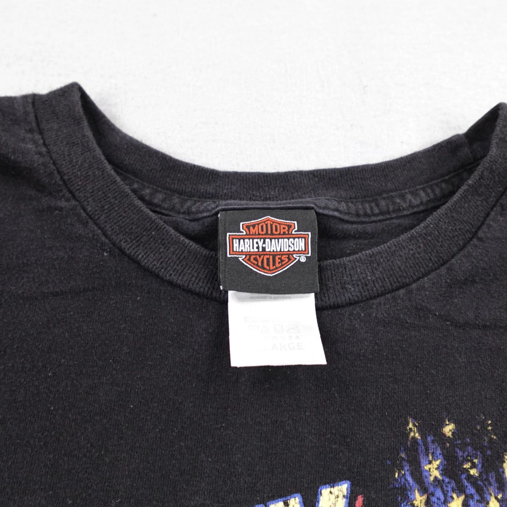 Harley Davidson Harley-Davidson Shirt Mens 3XL Black American Flag USA Motorcycle Fresno Mathews Shirt Mens 3XL Black American Flag USA Motorcycle Fresno Mathews Size US XXL / EU 58 / 5 - 3 Thumbnail