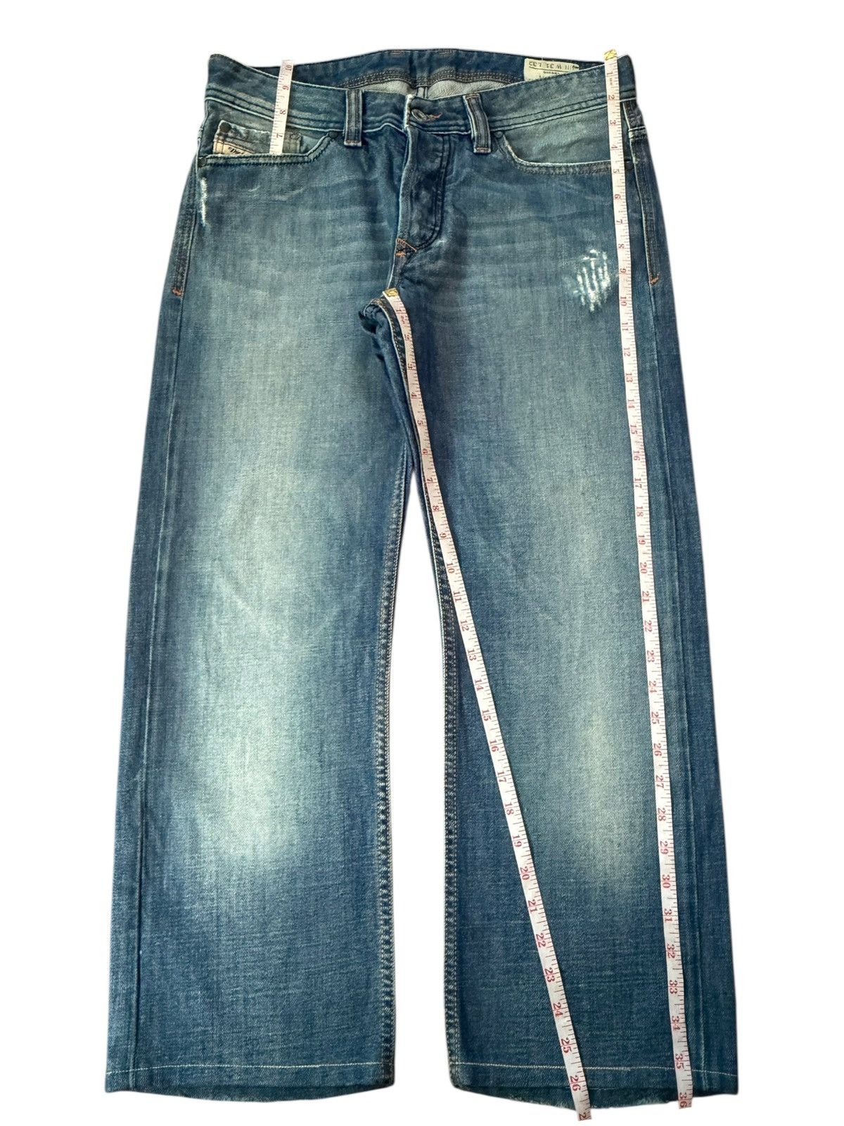 Diesel Vintage Italy Diesel Viker Clawmark Distress Loose Jeans Size US 32 / EU 48 - 7 Thumbnail