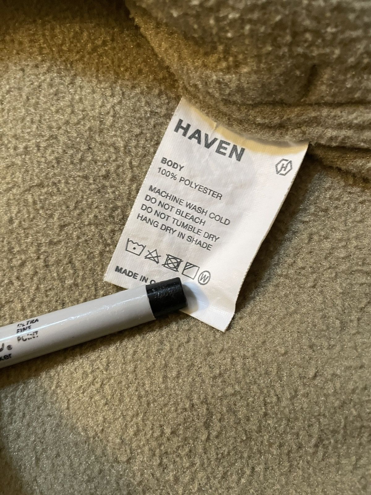 Haven Haven Canada SS21 - Green Polartec Overshirt Size US M / EU 48-50 / 2 - 5 Thumbnail