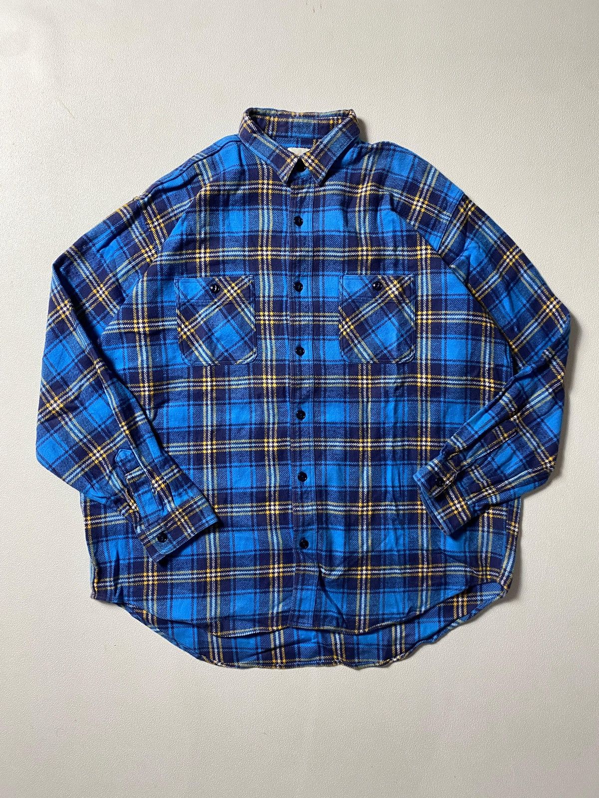 Japanese Brand Beams Flannel Shirt Size US L / EU 52-54 / 3 - 1 Thumbnail