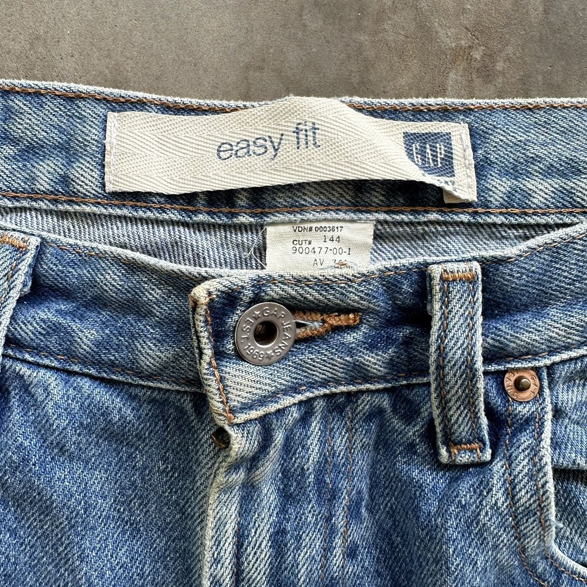 Japanese Brand × Jean × Vintage Vintage Japanese Distressed Faded Raw Denim Jean Pant W32 Size US 32 / EU 48 - 5 Thumbnail