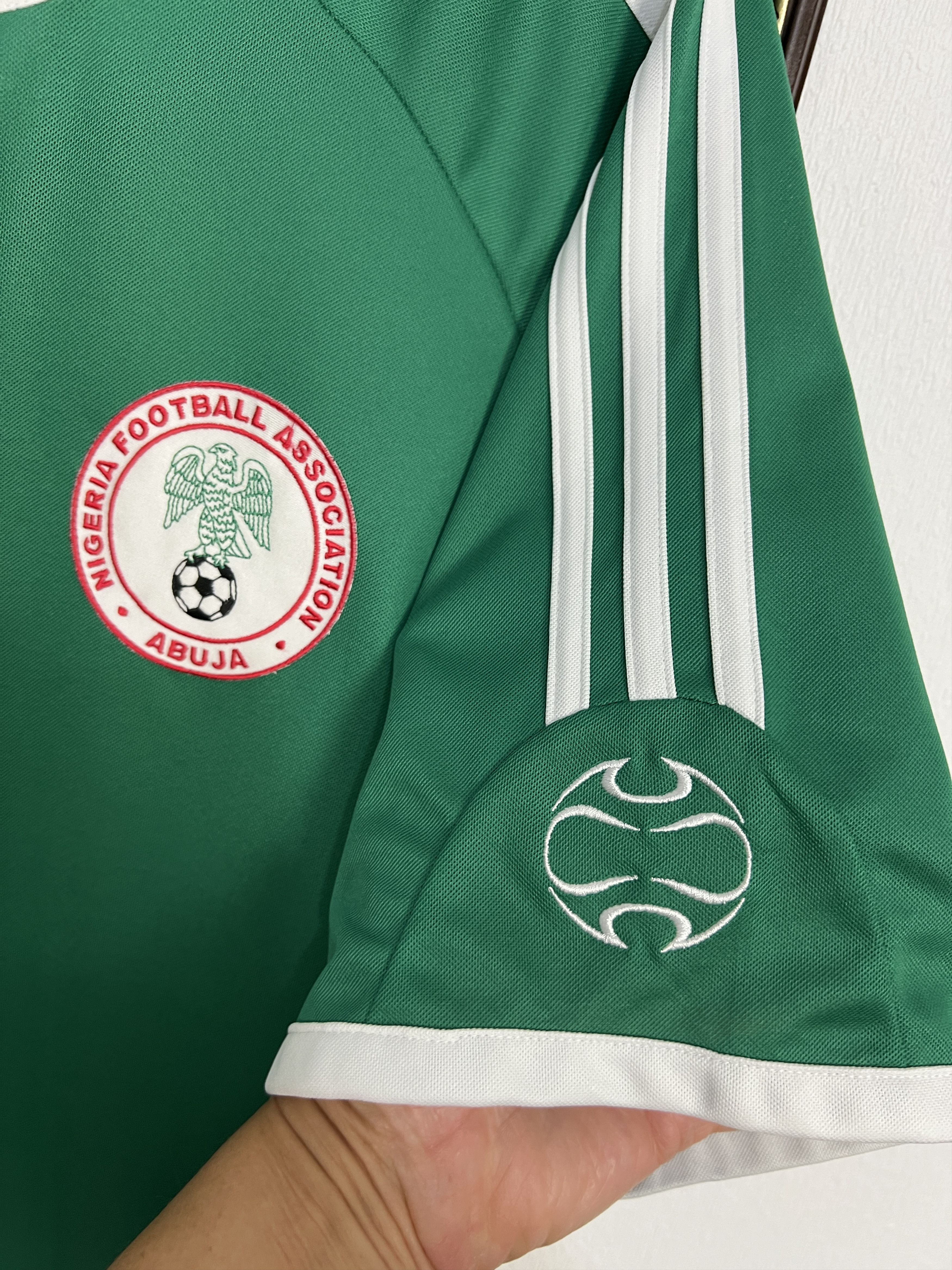 Adidas Nigeria Home football shirt 2006 Soccer Adidas National Team Size US L / EU 52-54 / 3 - 4 Thumbnail